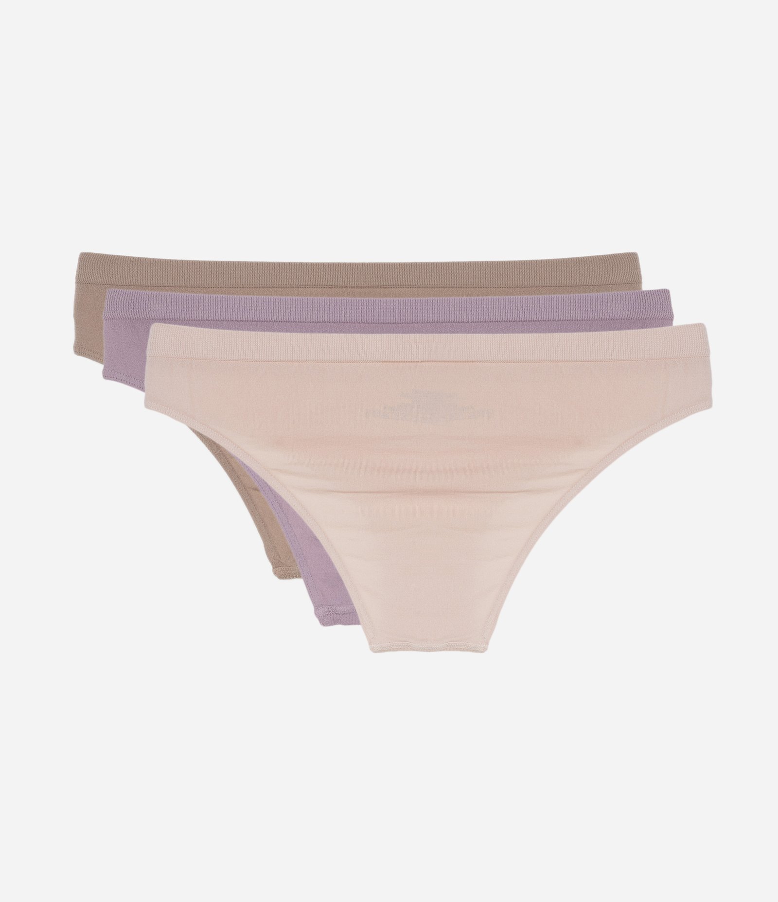 Kit 03 Calcinhas Biquíni Seamless com Lateral Média Trifil Lilás 2