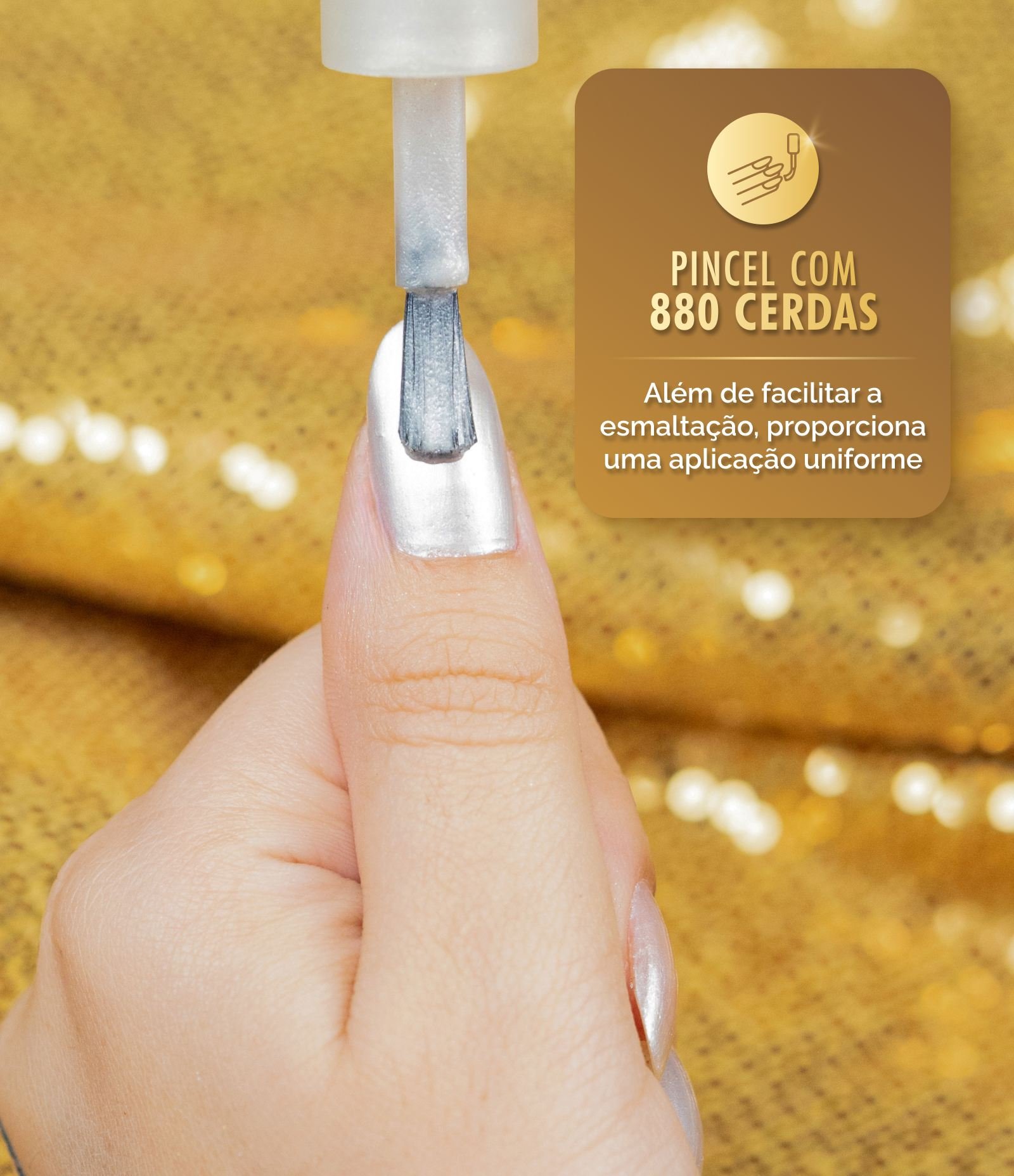 Esmalte Risqué Diamond Gel Divas no Poder  Estrela da Festa 8