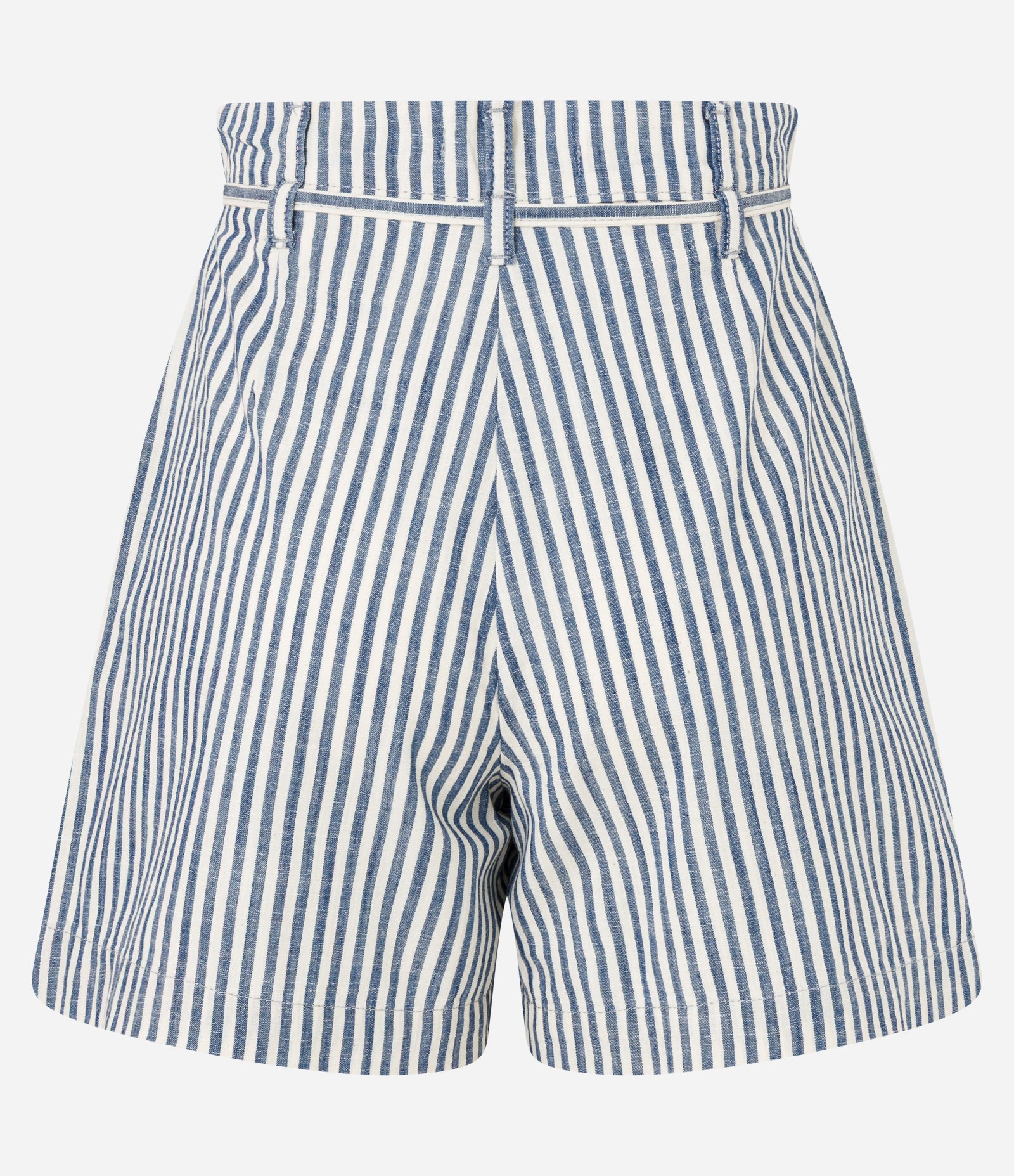 Short Alfaiatado Cintura Alta com Listras e Amarração Bicolor 6