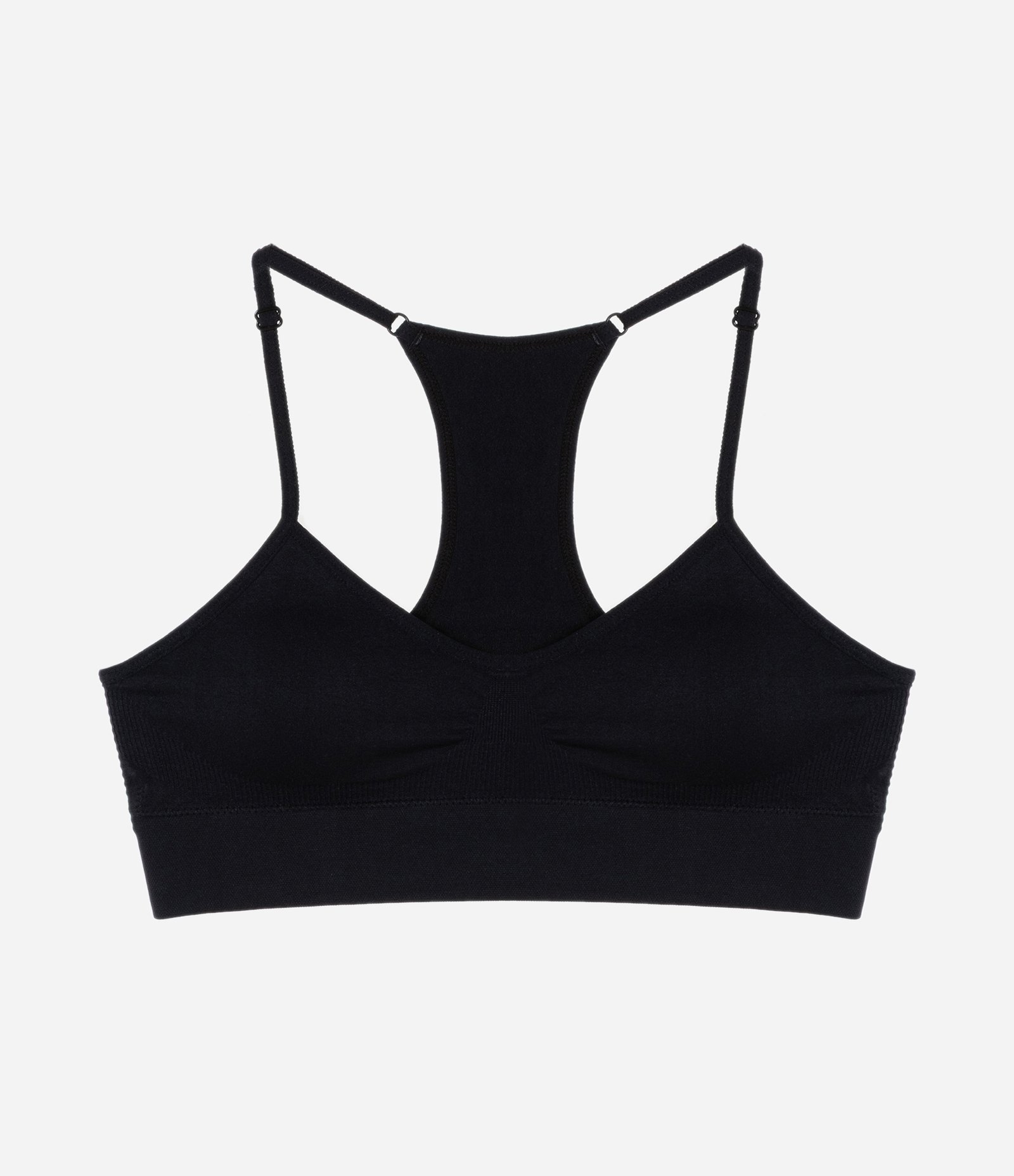 Sutiã Nadador sem Bojo Seamless Básico Preto 5