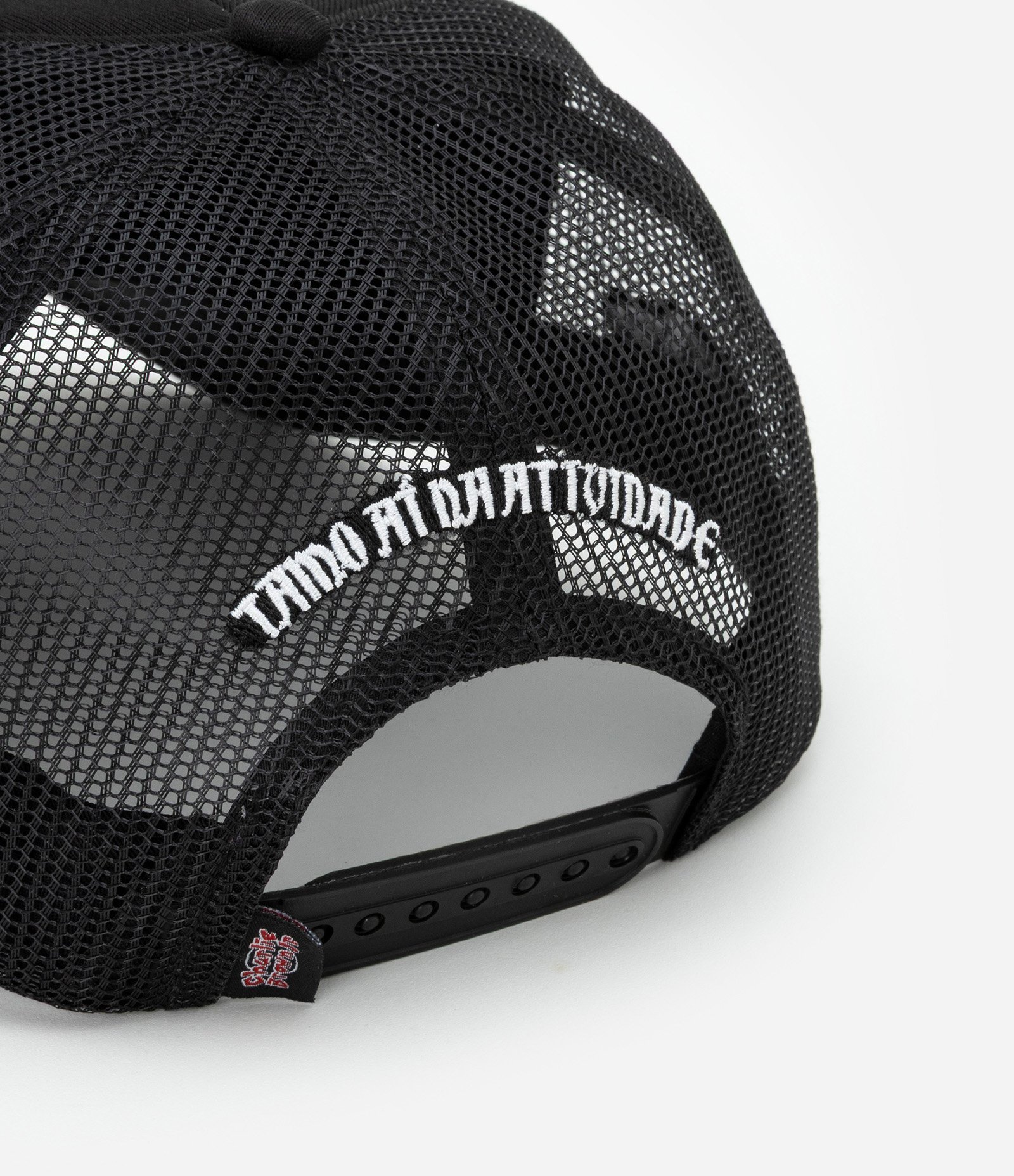 Boné em Sarja Bordado com Música Charlie Brown Jr Preto 4