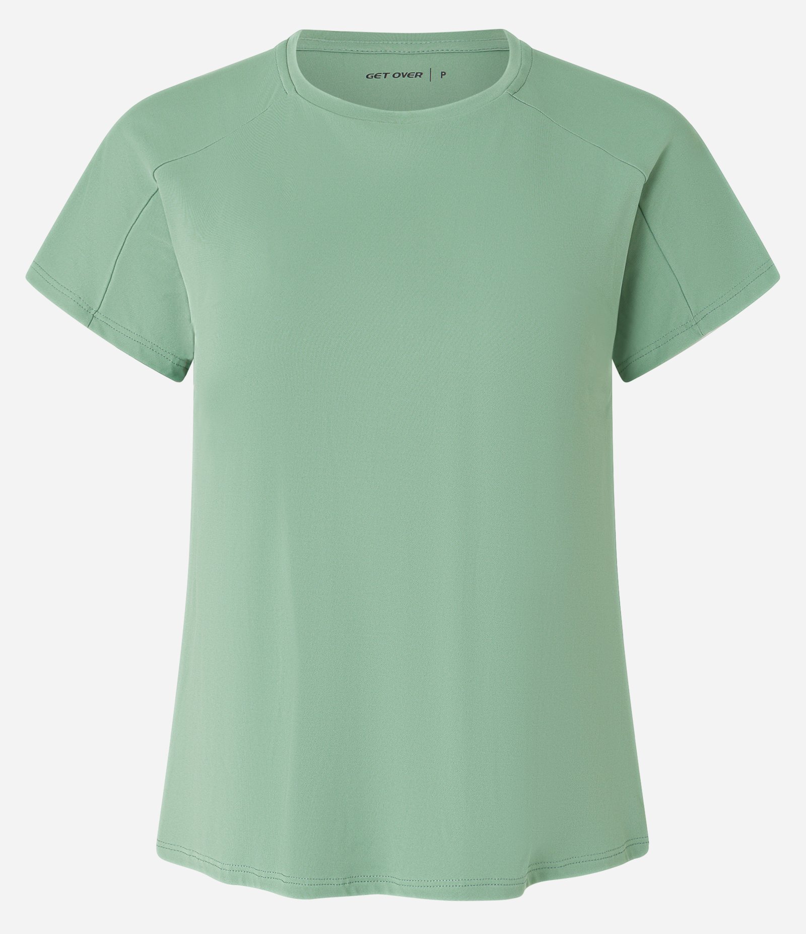 Camiseta Esportiva em Microfibra com Abertura nas Costas e Pala no Ombro Verde 4