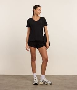 Short Runner Esportivo com Cós Largo Elástico