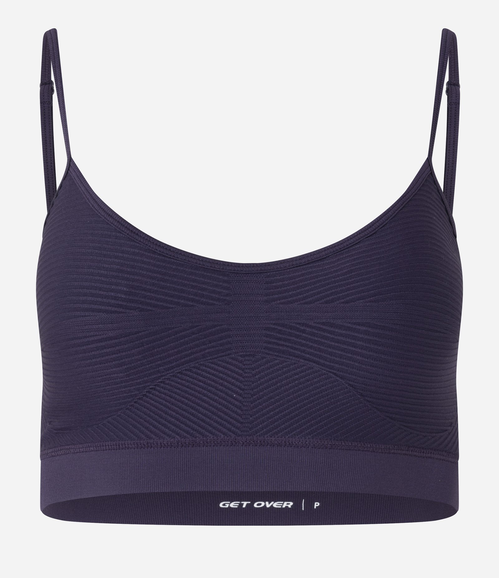 Top Bojo Seamless com Recorte Corsetado Roxo 5