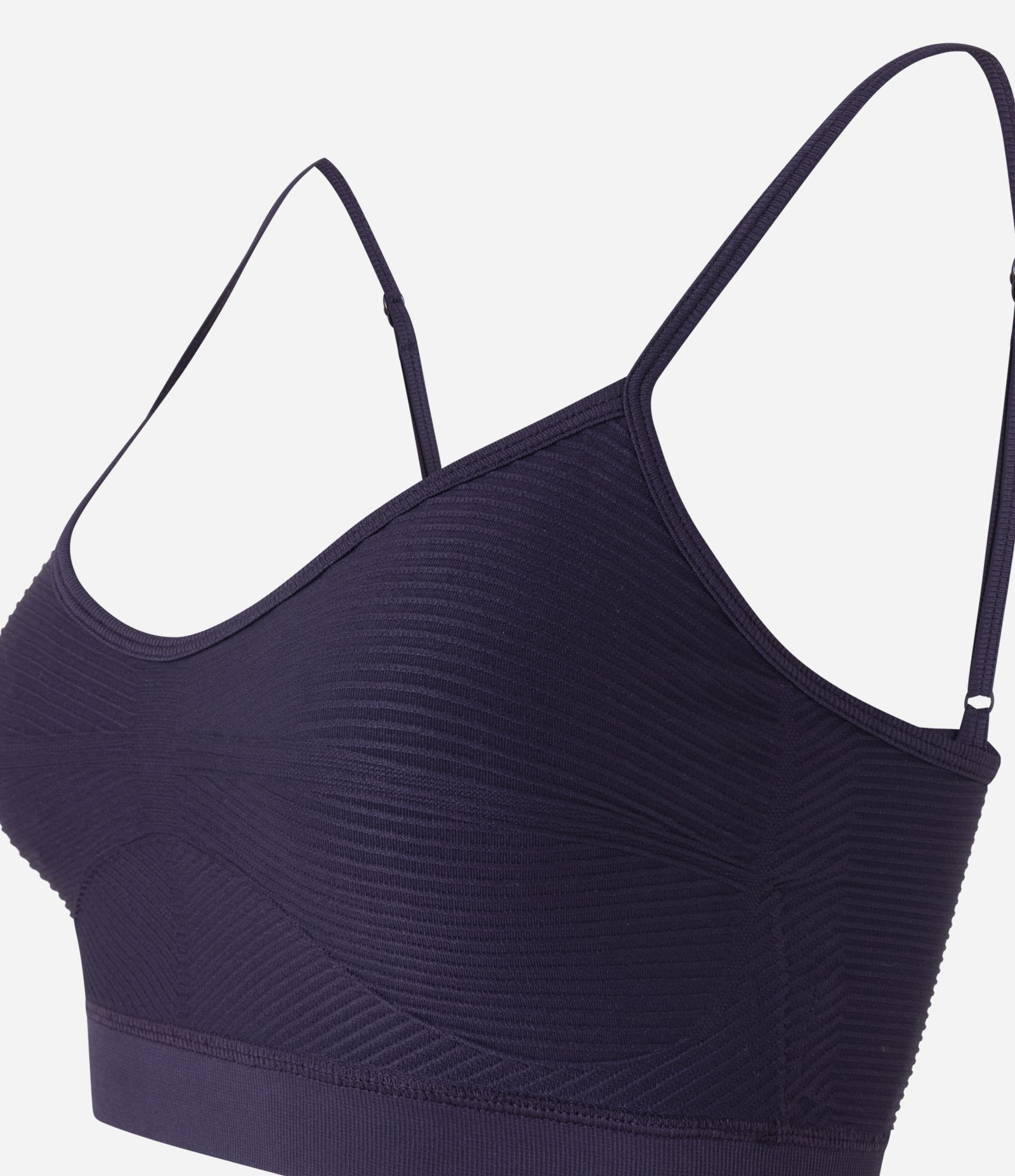 Top Bojo Seamless com Recorte Corsetado Roxo 6