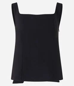 Blusa em Crepe com Laço nas Costas