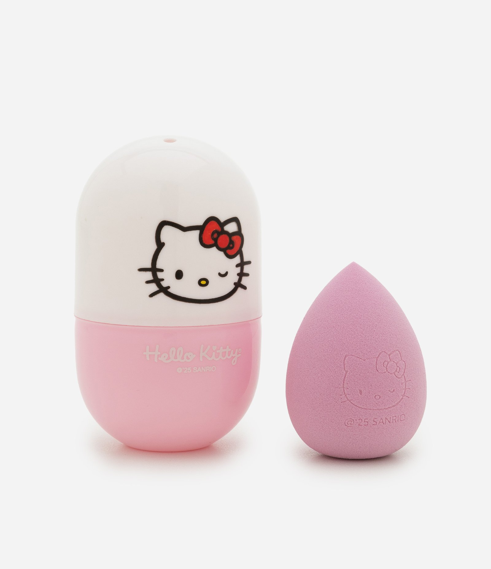 Esponja de Maquiagem com Estojo Hello Kitty  Colorido 3