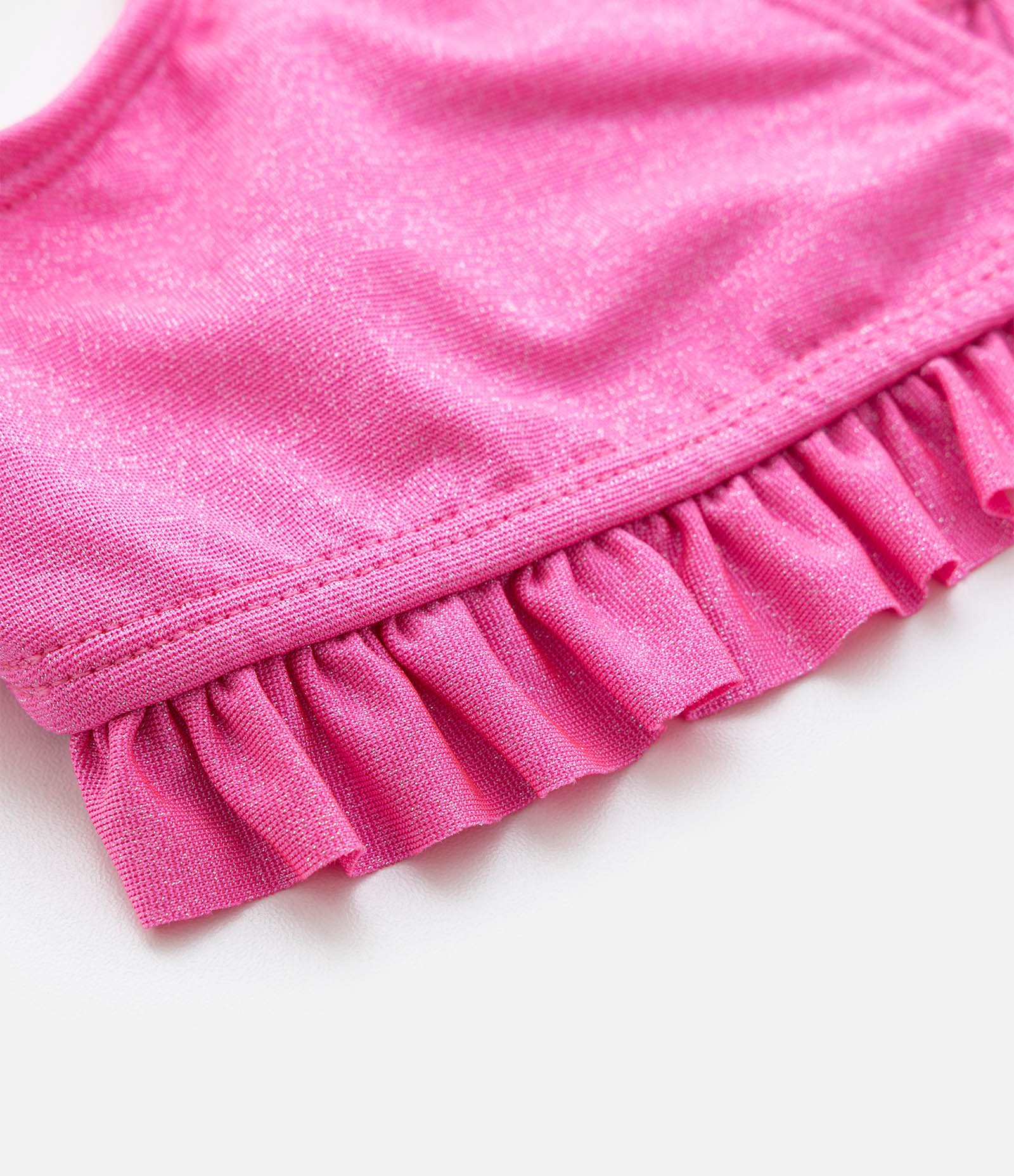 Biquíni Infantil com Babadinhos e Brilhos - Tam 9 a 16 Anos Rosa 8