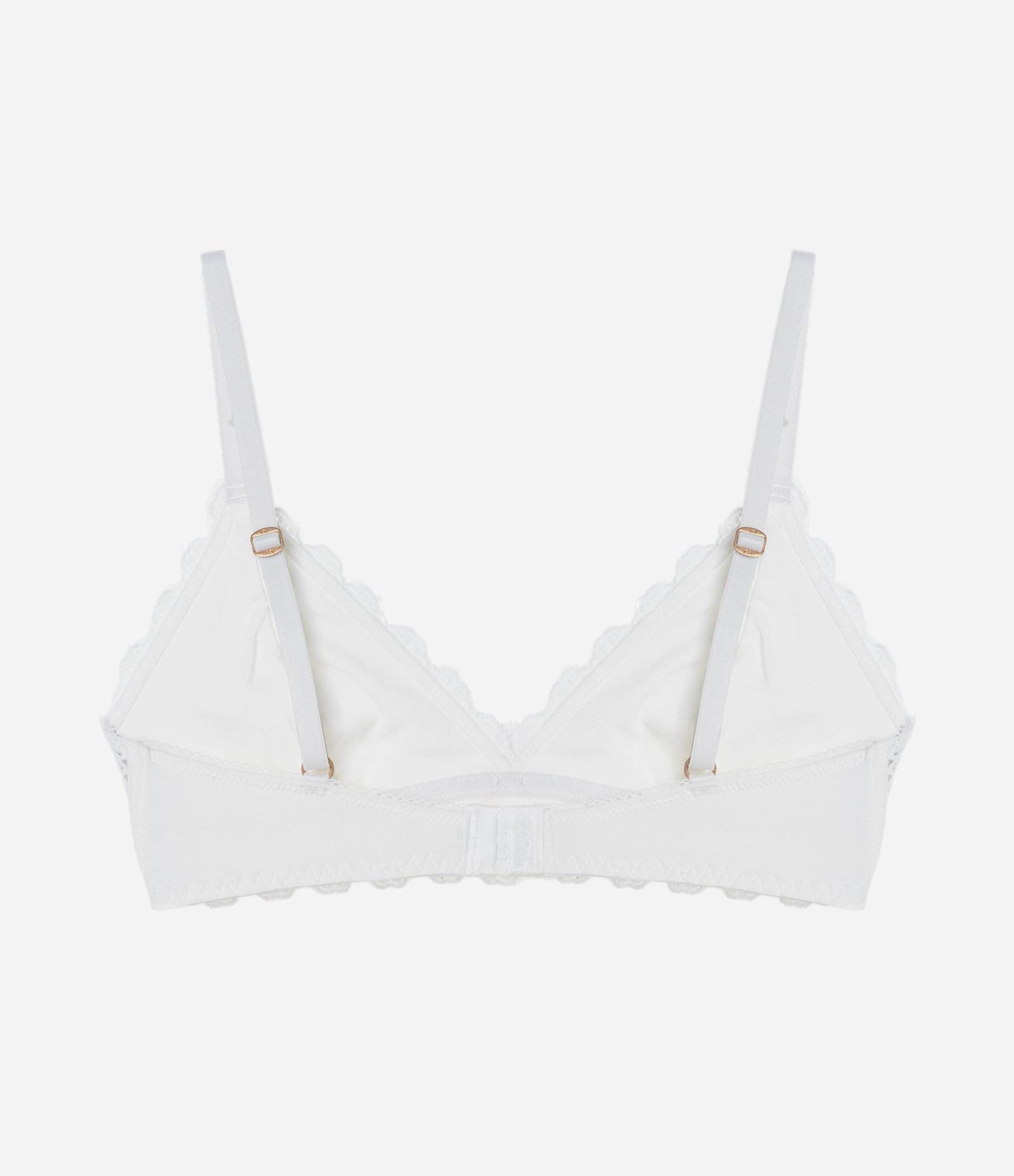 Sutiã Top em Algodão Bordado Branco 6