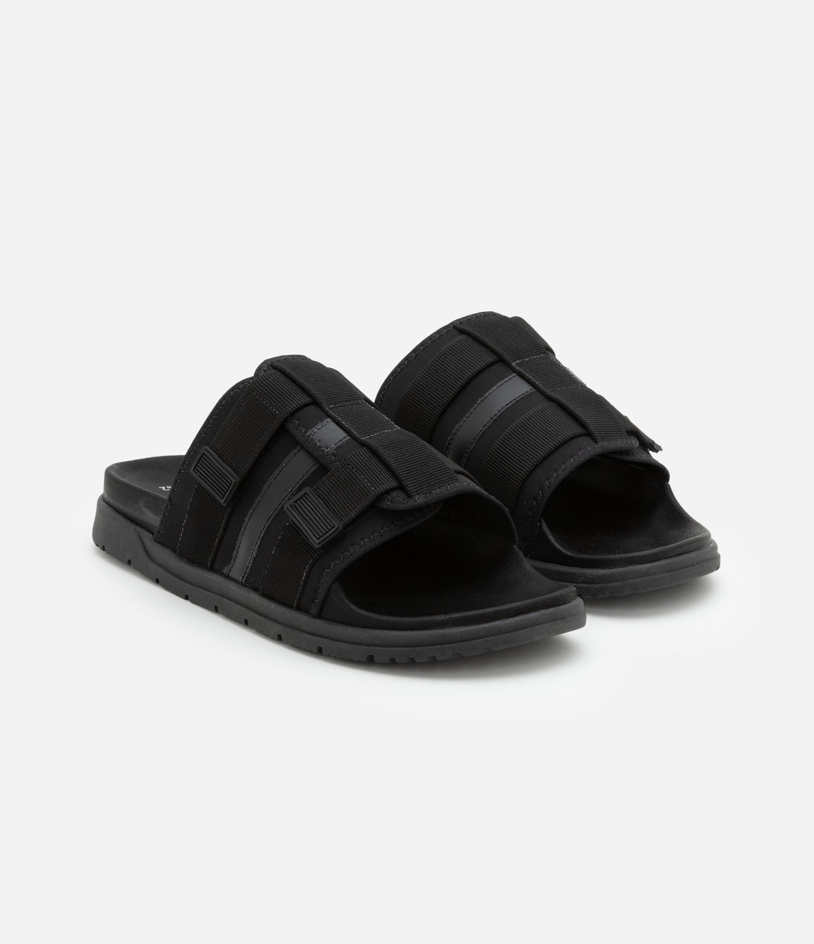 Chinelo Slid com Velcro Preto 3