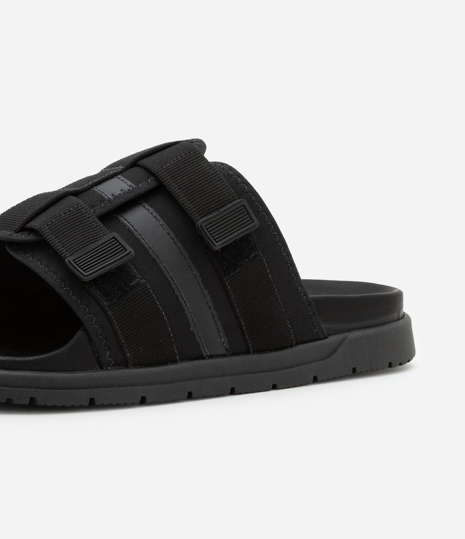 Chinelo Slid com Velcro Preto 5