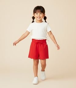 Short Clochard Infantil com Babadinho - Tam 1 a 6 Anos