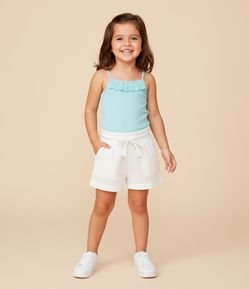 Regata Infantil em Ribana com Babadinho - Tam 1 a 6 Anos