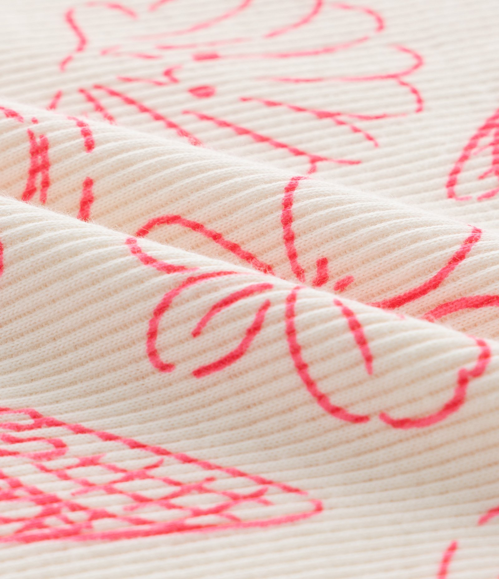 Regata Infantil em Ribana com Detalhe em Broderie e Estampa - Tam 1 a 6 Anos Bege 3