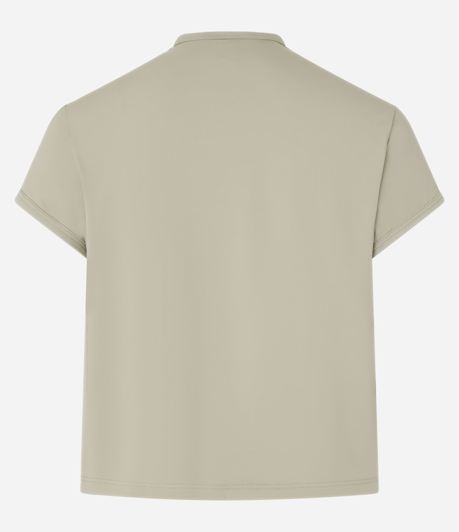 Blusa Básica em Poliamida com Manga Curta Verde 6