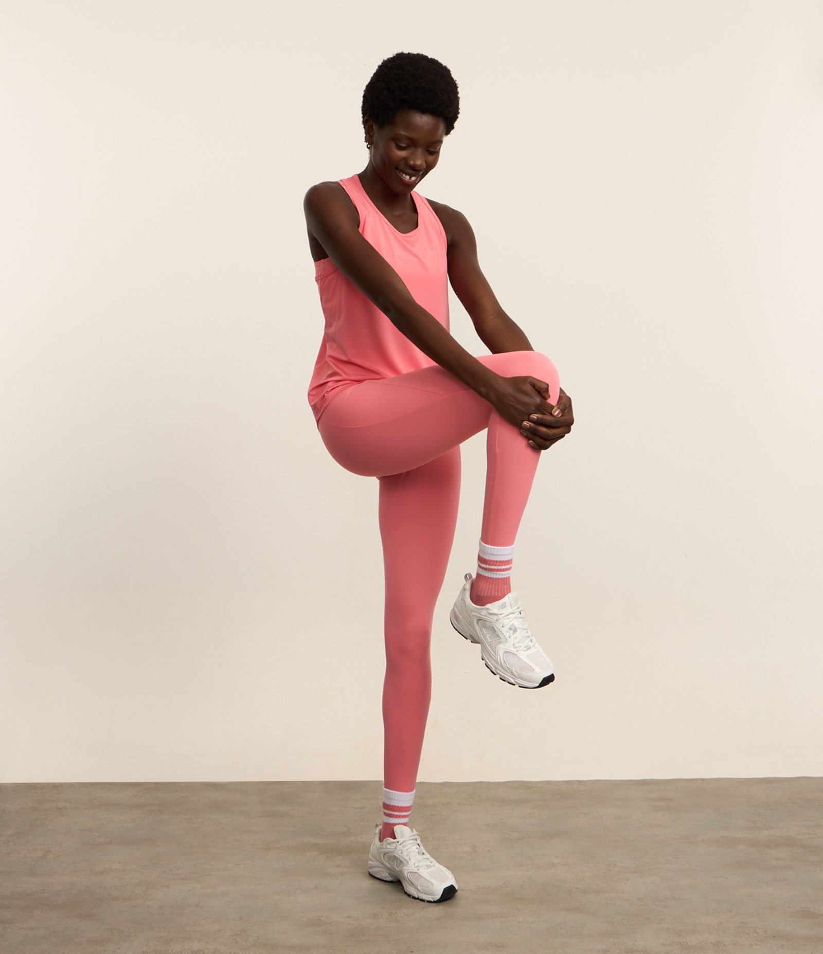 Regata Nadador Esportiva em Microfibra com Textura Rosa 3