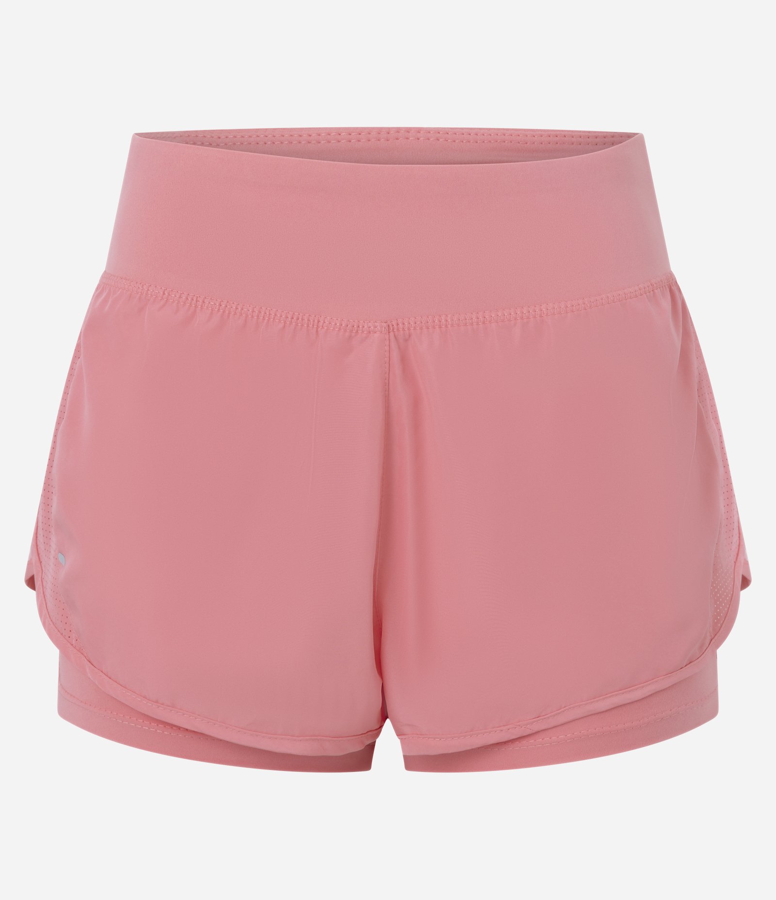 Bermuda Runner Esportiva em Microfibra com Bolso Funcional Rosa Claro 4