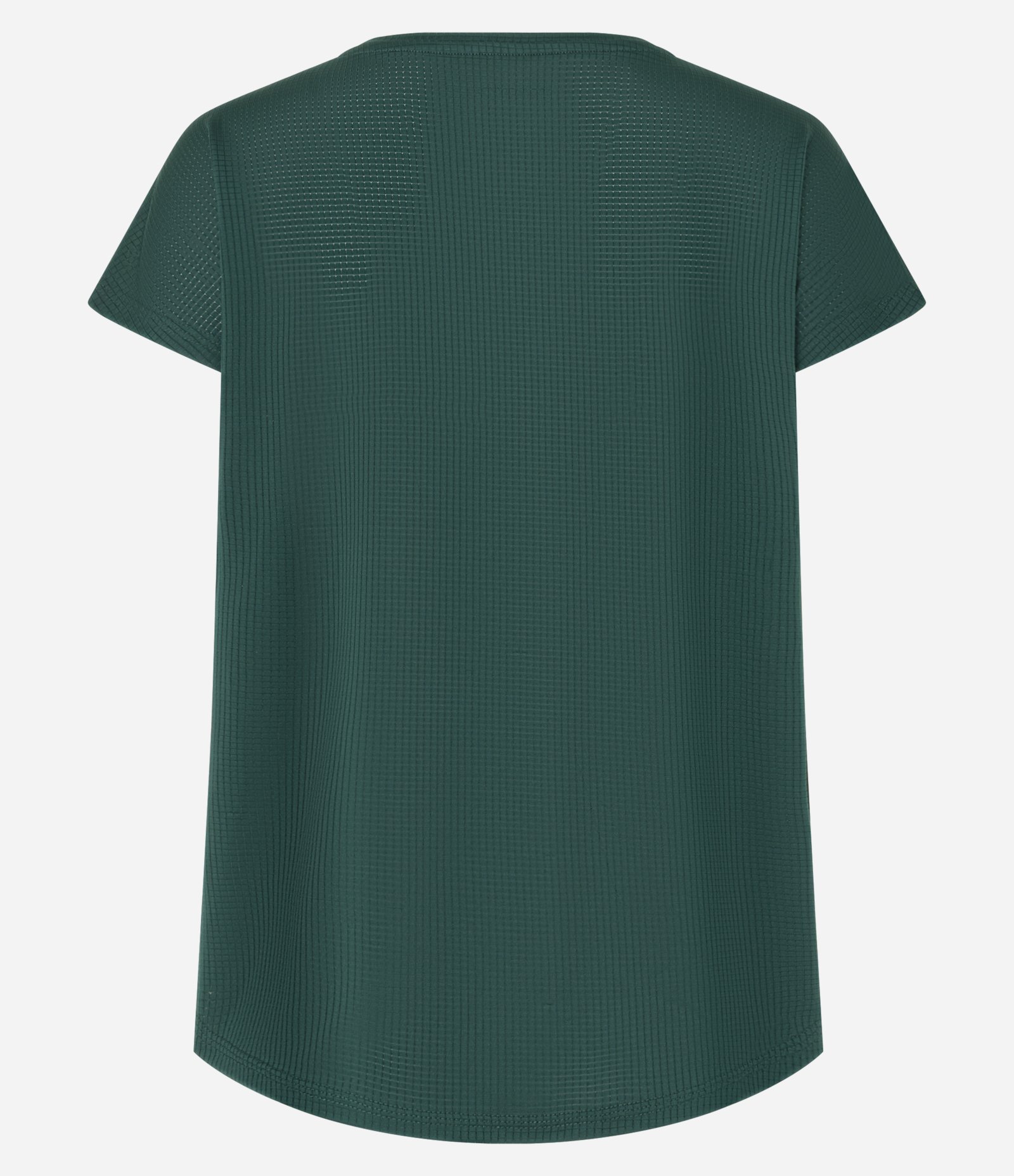 Camiseta Esportiva em Microfibra com Decote Redondo Verde 6