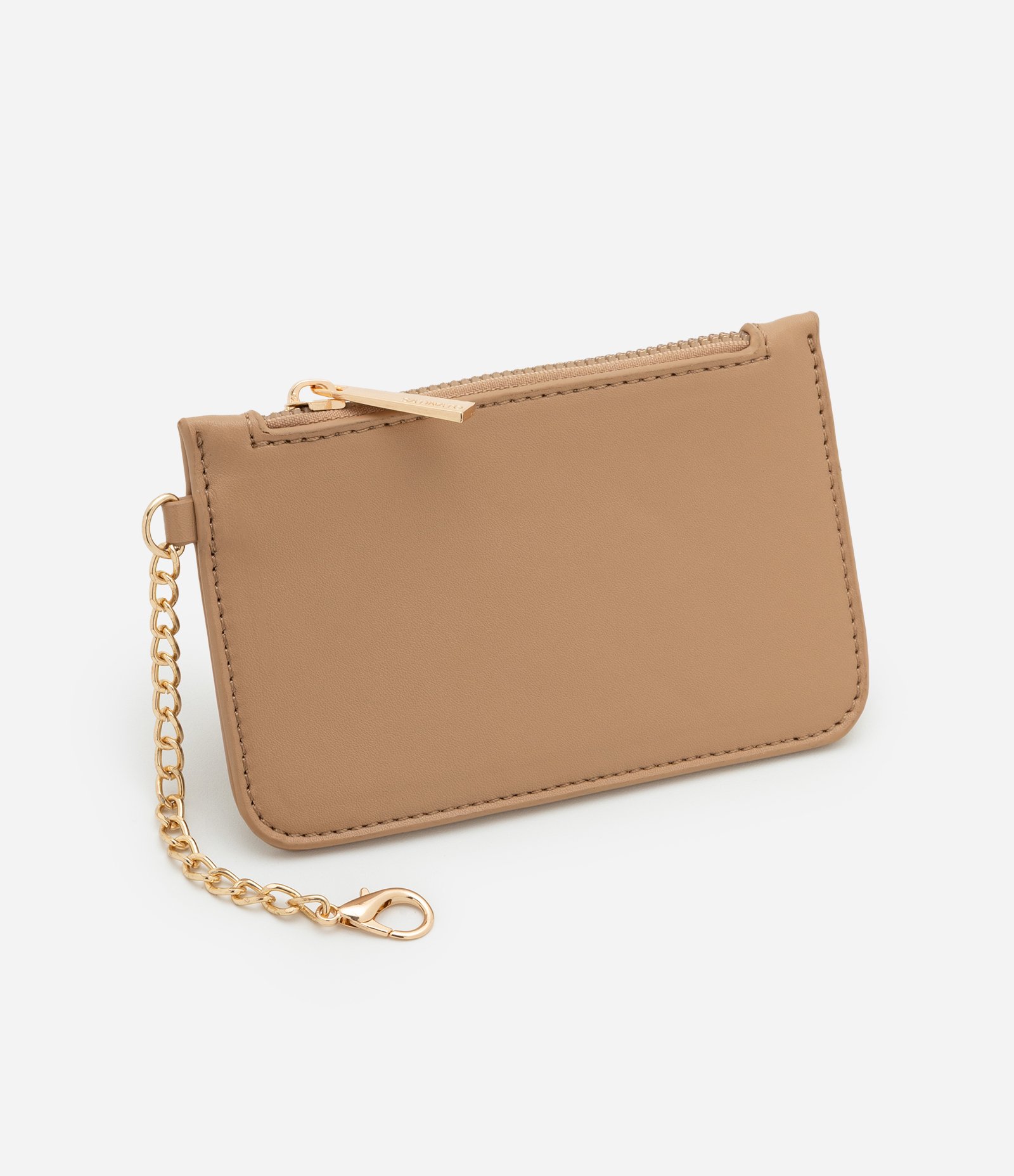 Bolsa Shopper Grande com Estampa Triangulo e Carteira Pequena Marrom 10