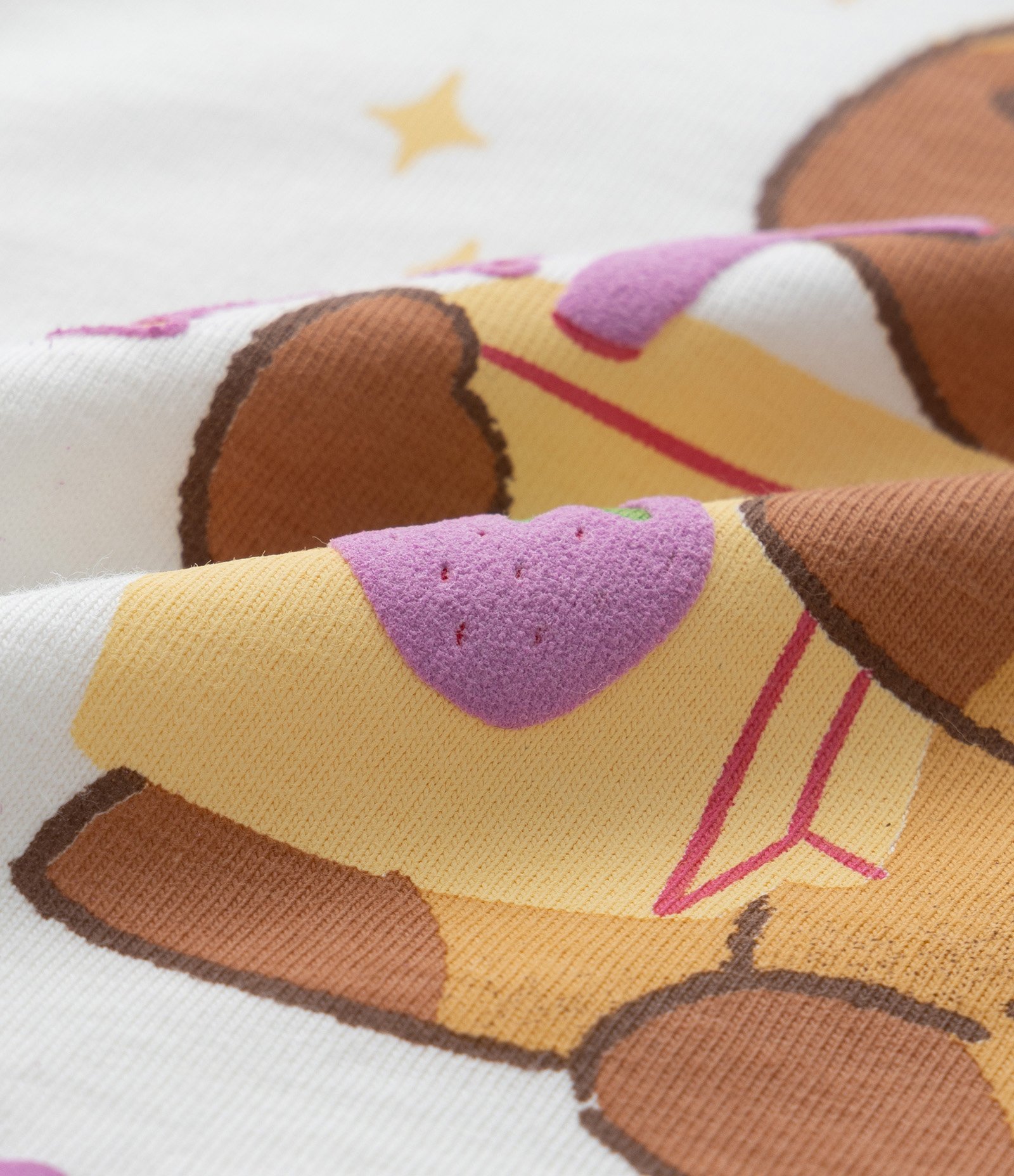 Camiseta Infantil com Estampa Capivara - Tam 1 a 6 Anos Branco 3