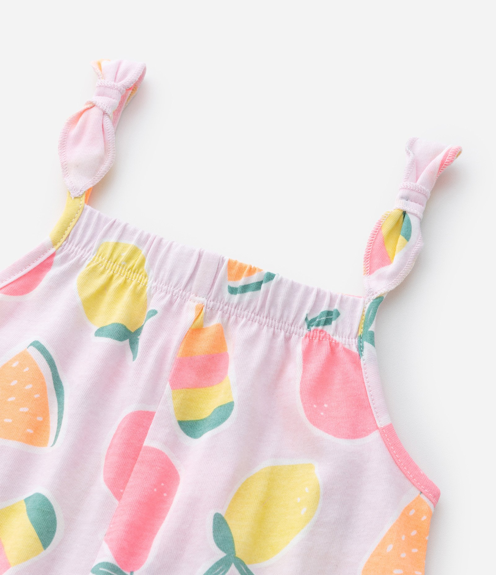 Macaquinho Infantil em Algodão com Estampa Tropical - Tam 1 a 6 Anos Multicores 4