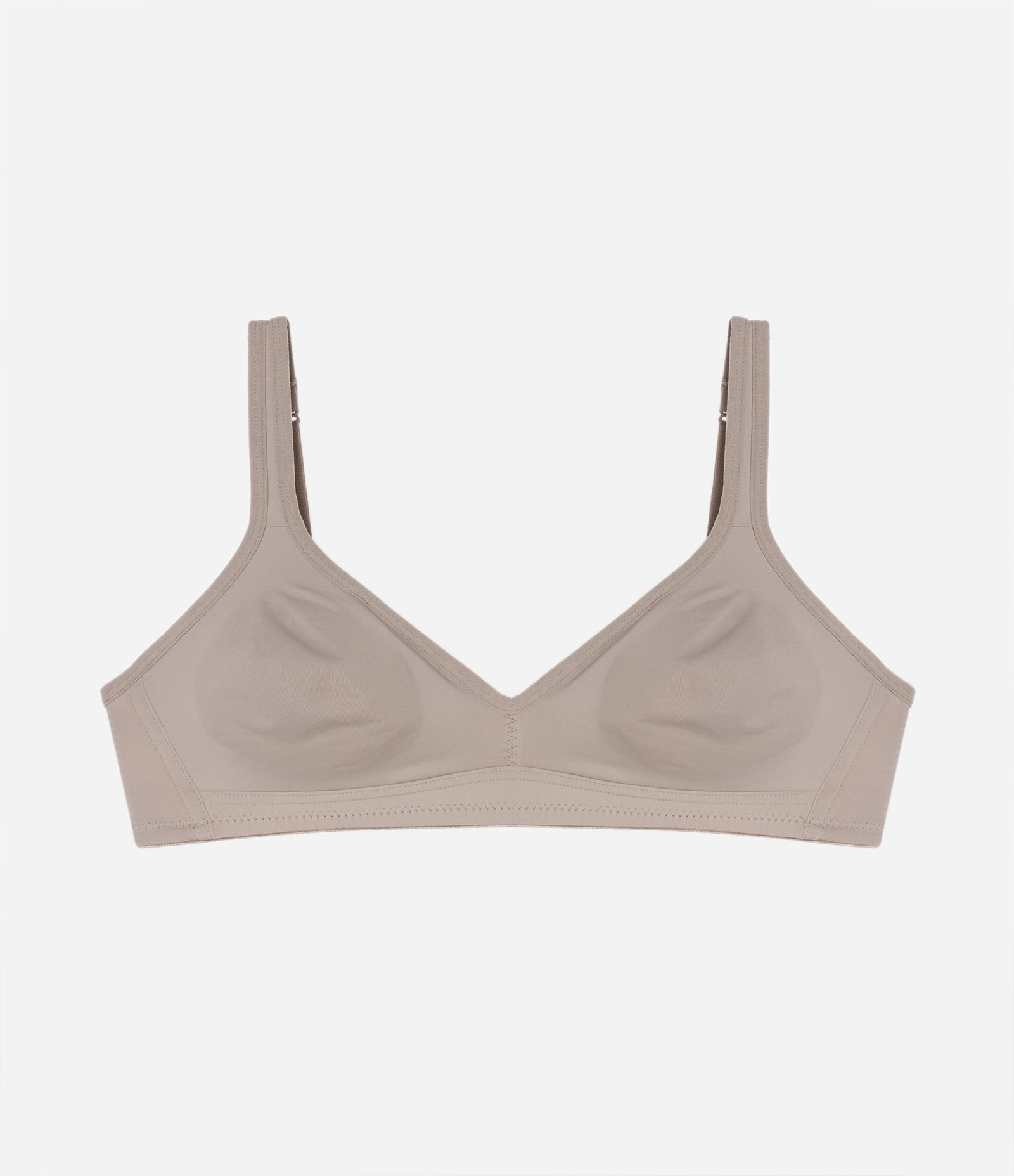 Sutiã Sustentação sem Bojo Sem Aro em Microfibra Triumph Bege 4