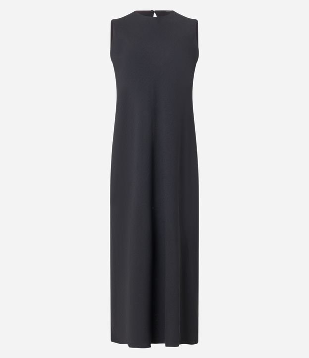 Vestido Evasê Midi Texturizado