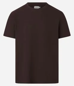 Camiseta em Algodão Textura Canelada