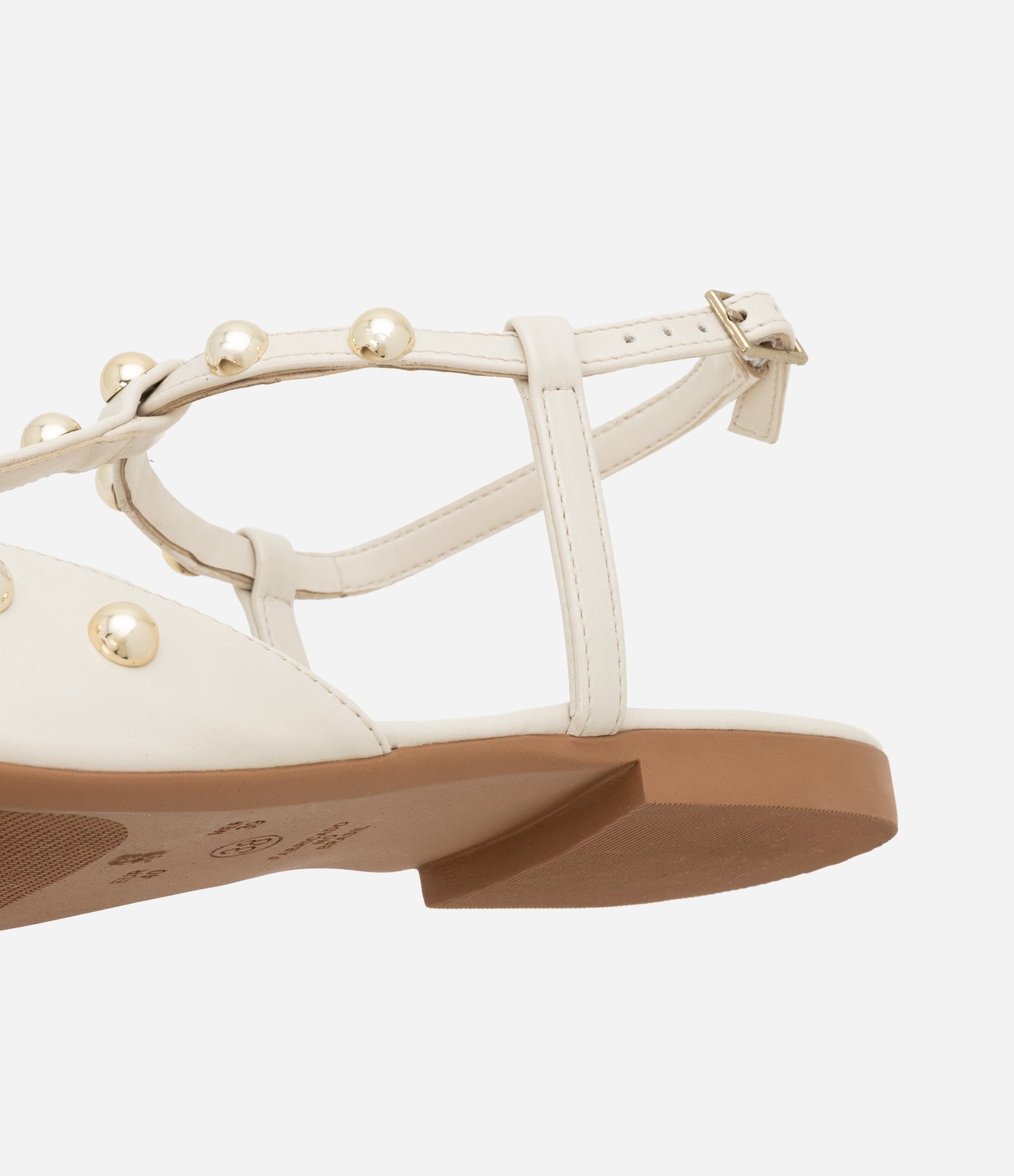 Sapatilha Salomé com Esferas Off White 5