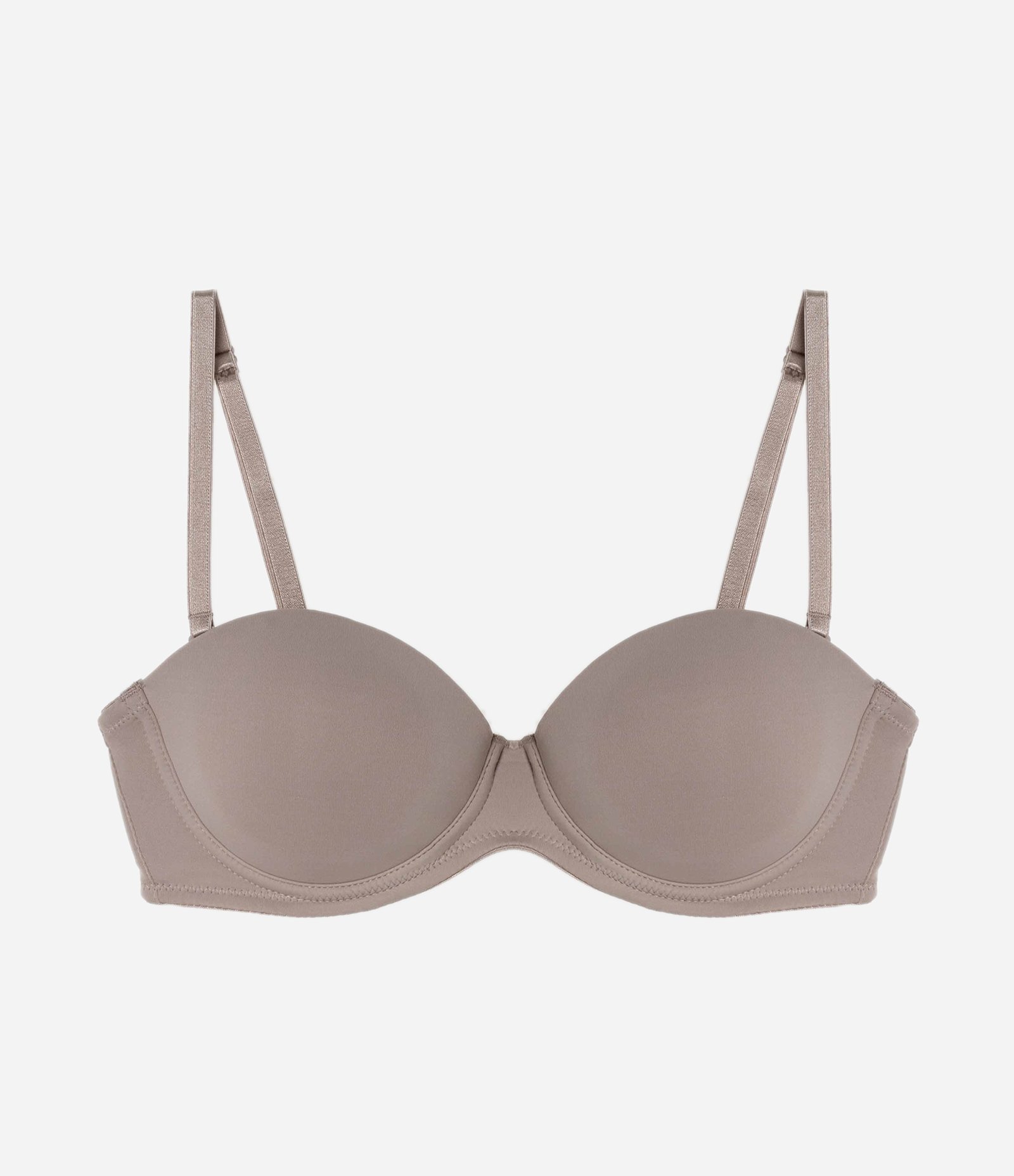 Sutiã Tomara Que Caia em Microfibra com Alças Removíveis Triumph Bege 4