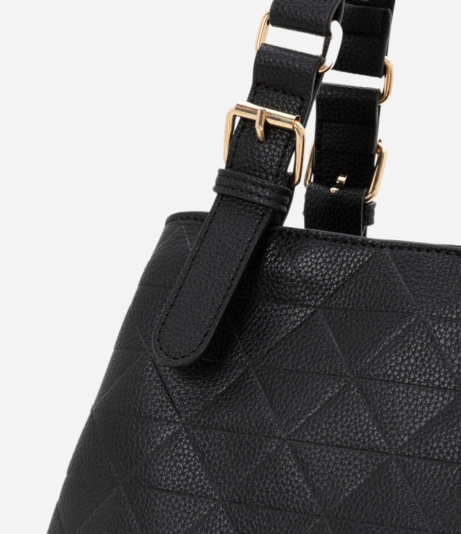 Bolsa Hobo Grande com Textura e Detalhes em Metal 7