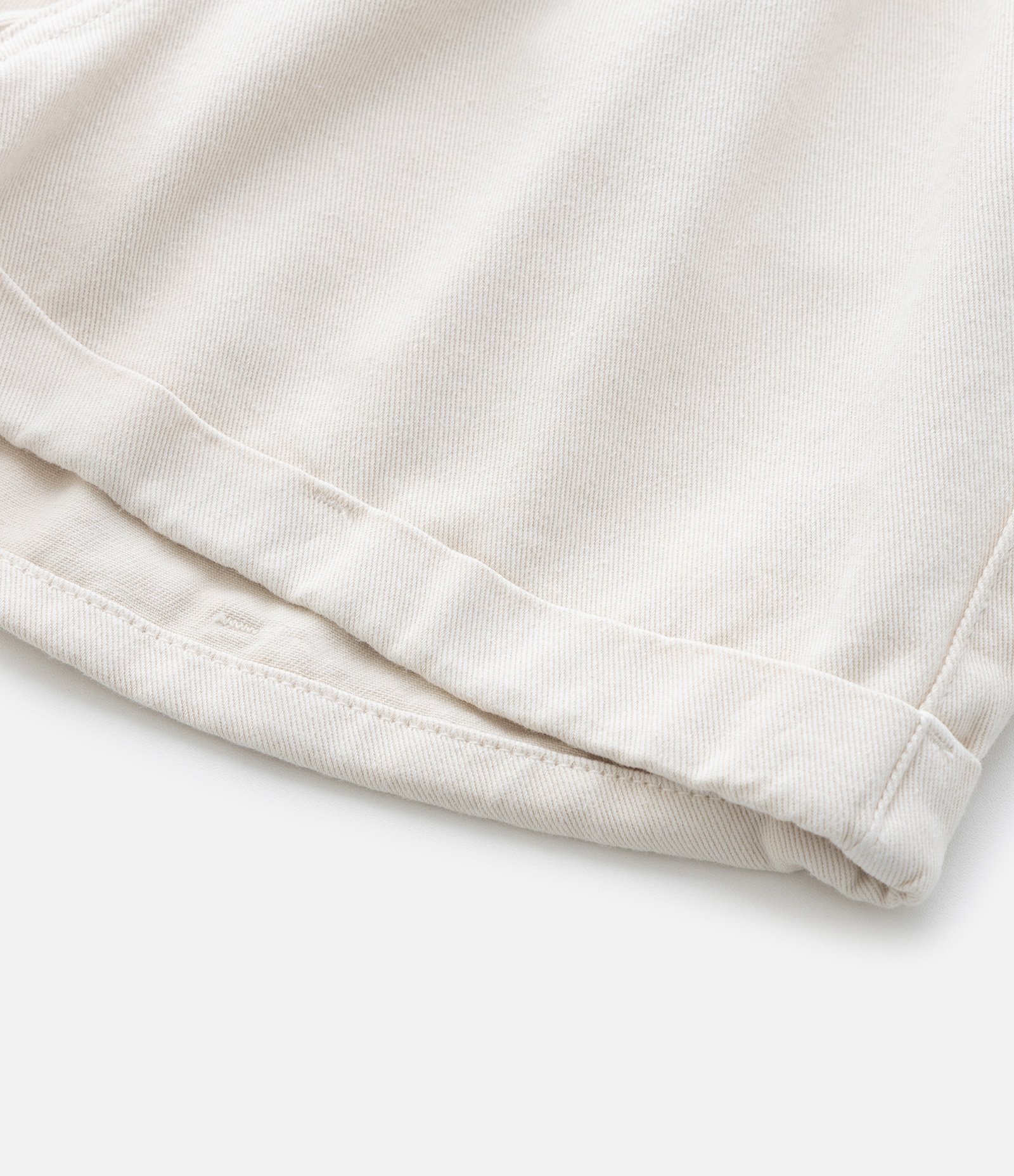 Short Clochard Infantil em Sarja com Cós Elástico - Tam 5 a 14 anos Bege 6