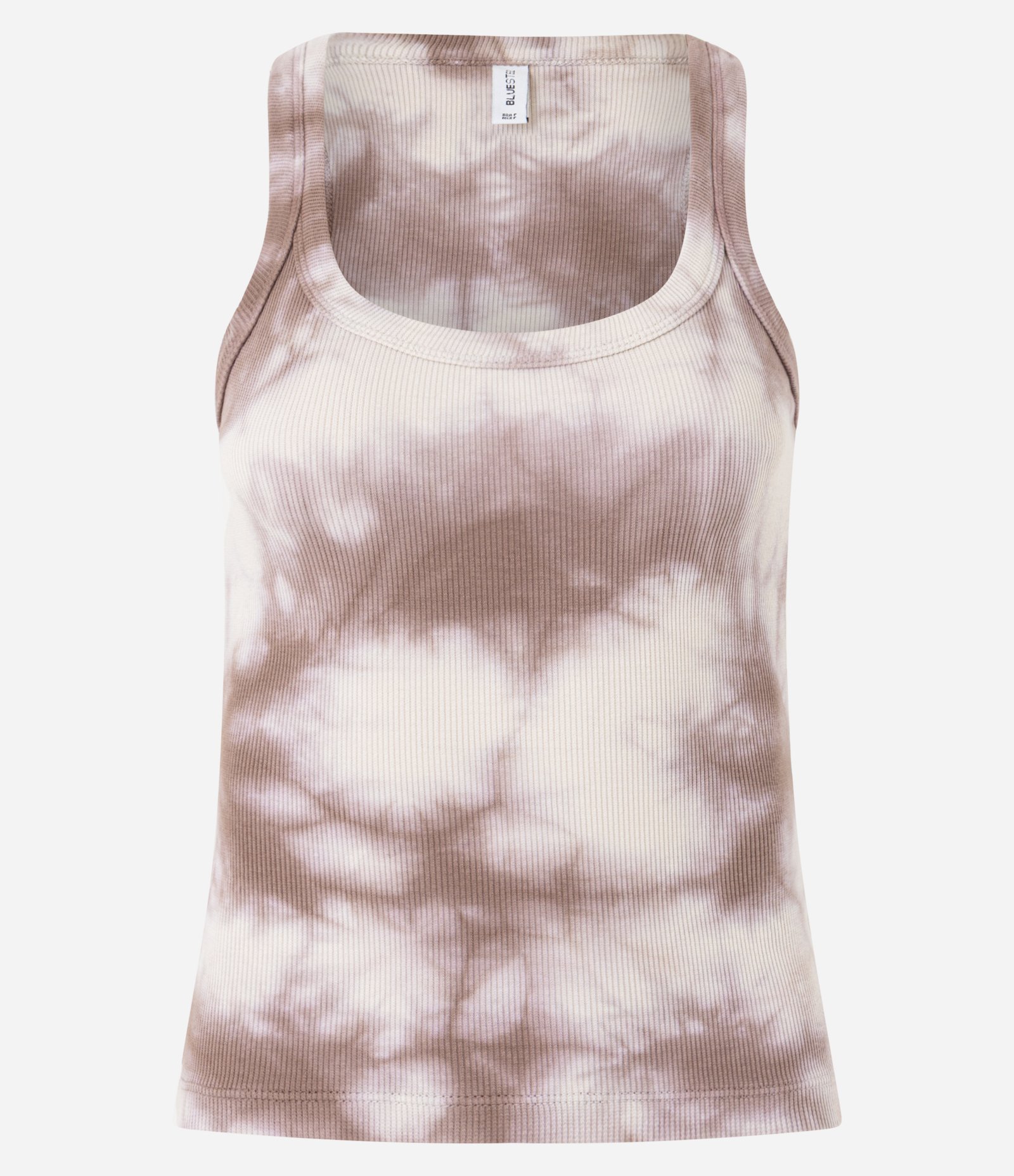 Regata Nadador em Ribana com Estampa Manchadinha Marrom 4