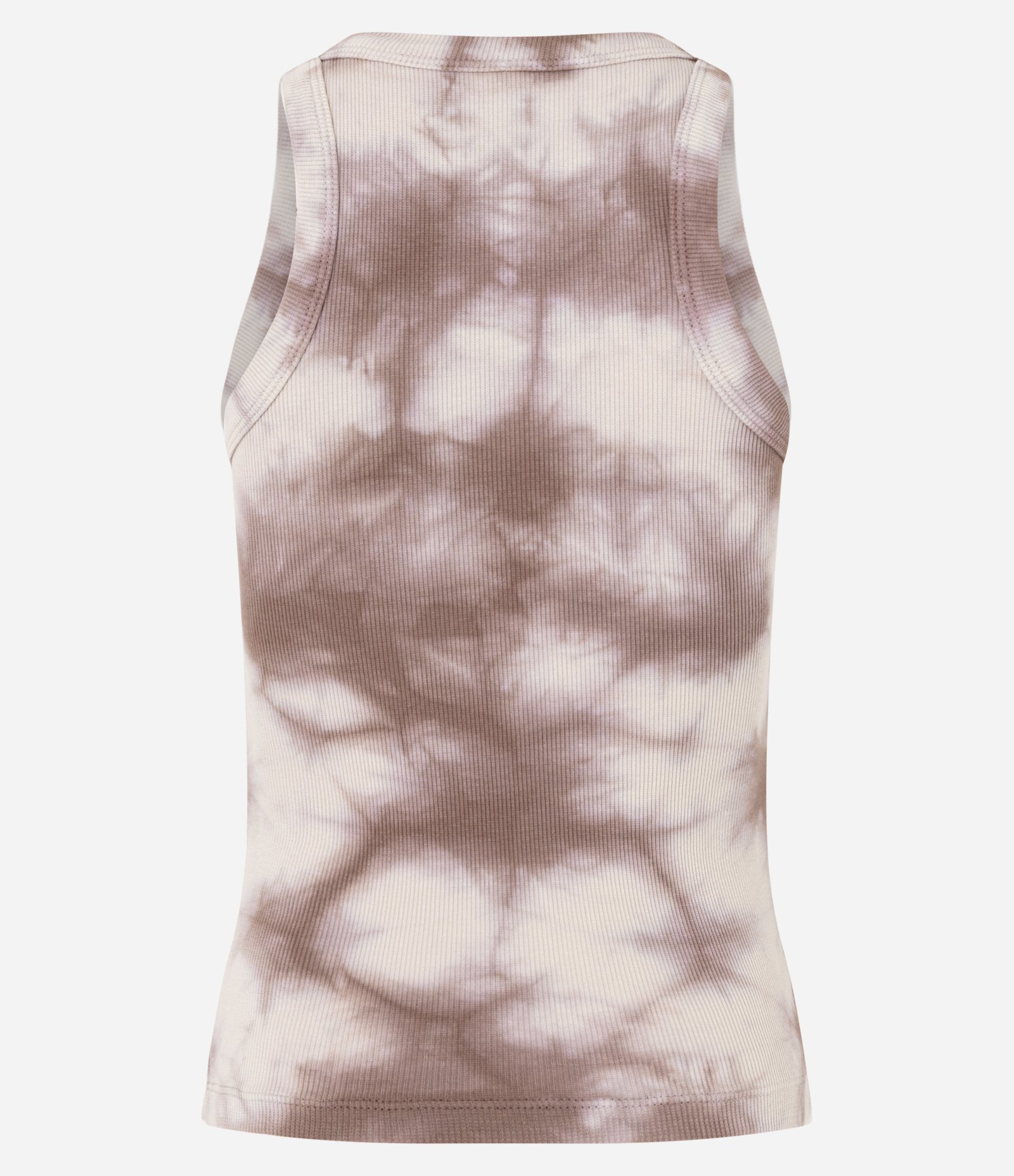 Regata Nadador em Ribana com Estampa Manchadinha Marrom 6