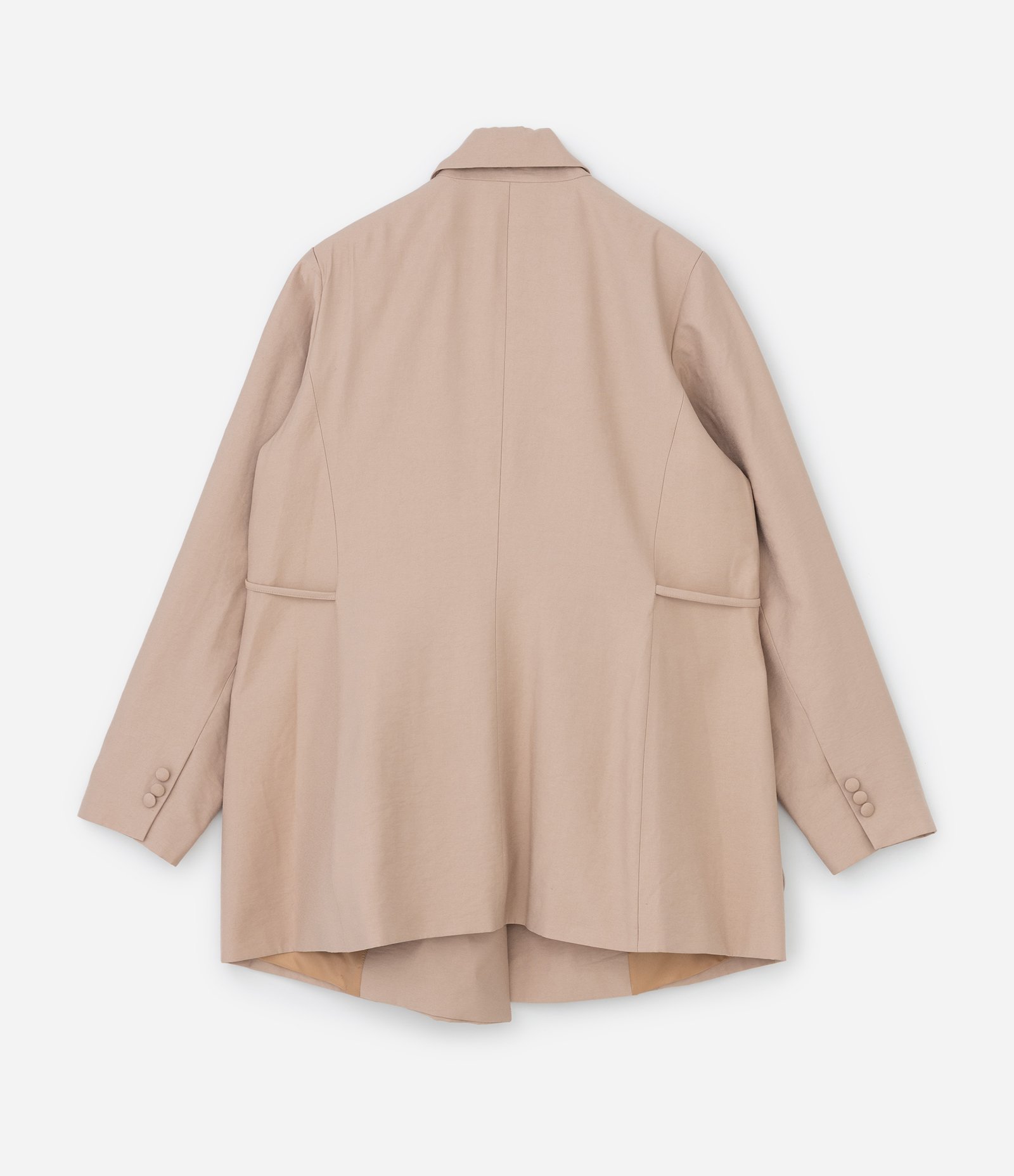 Blazer Alfaiataria com Amarração na Cintura Curve & Plus Size Bege 8