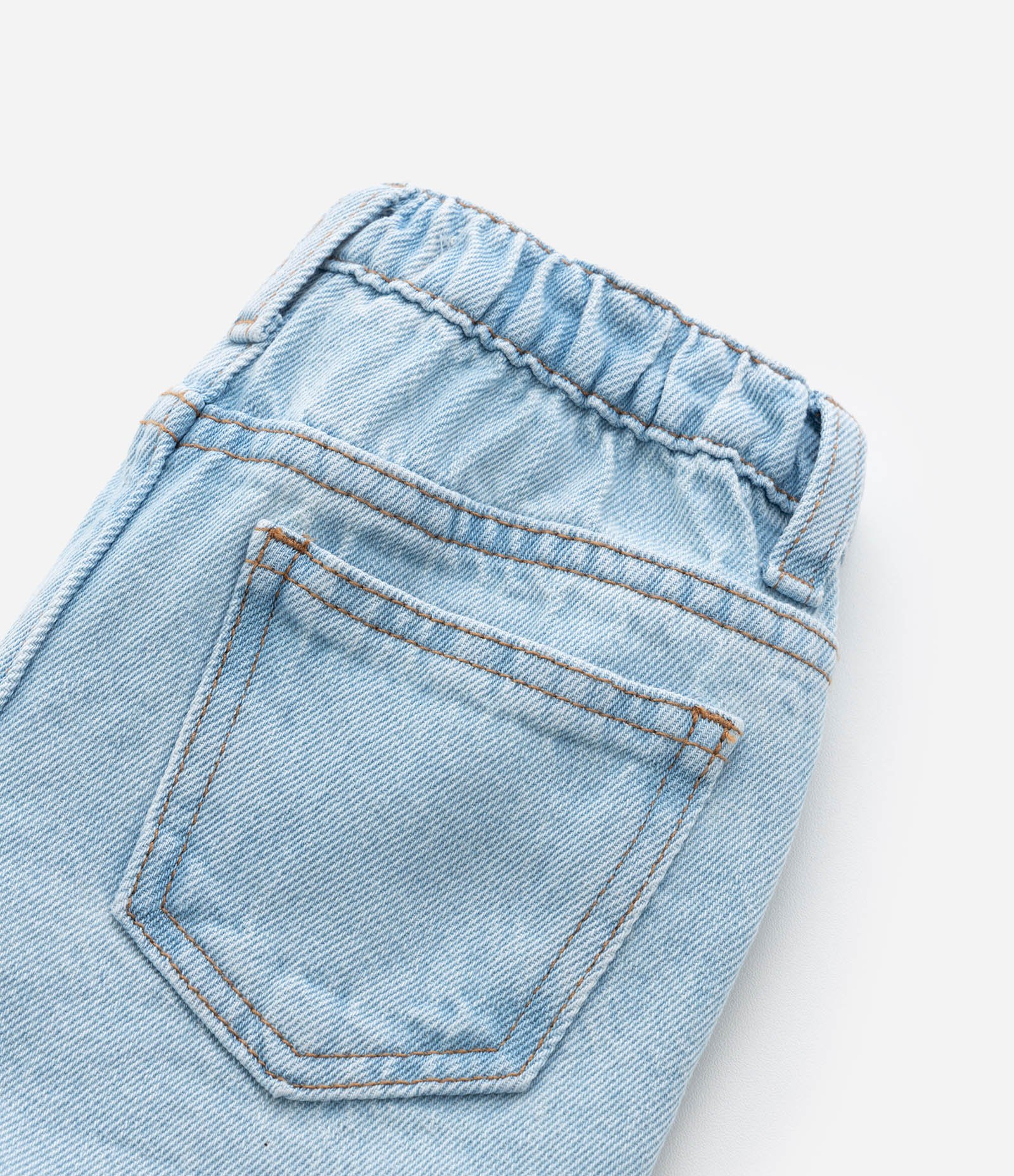 Short Infantil em Jeans Básico - Tam 1 a 6 Anos Azul 6
