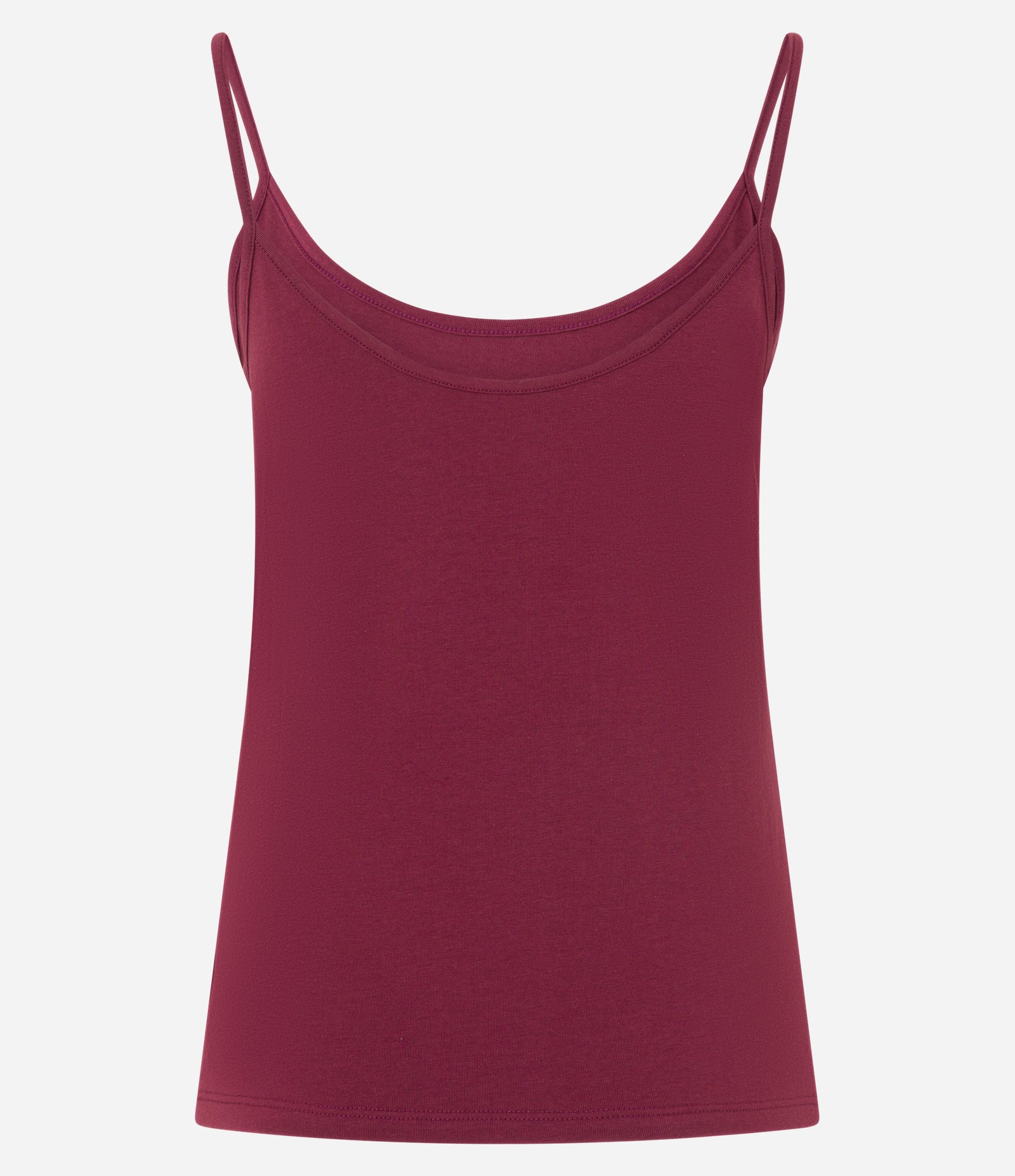Blusa Básica de Alcinha em Algodão Peruano Bordô 8