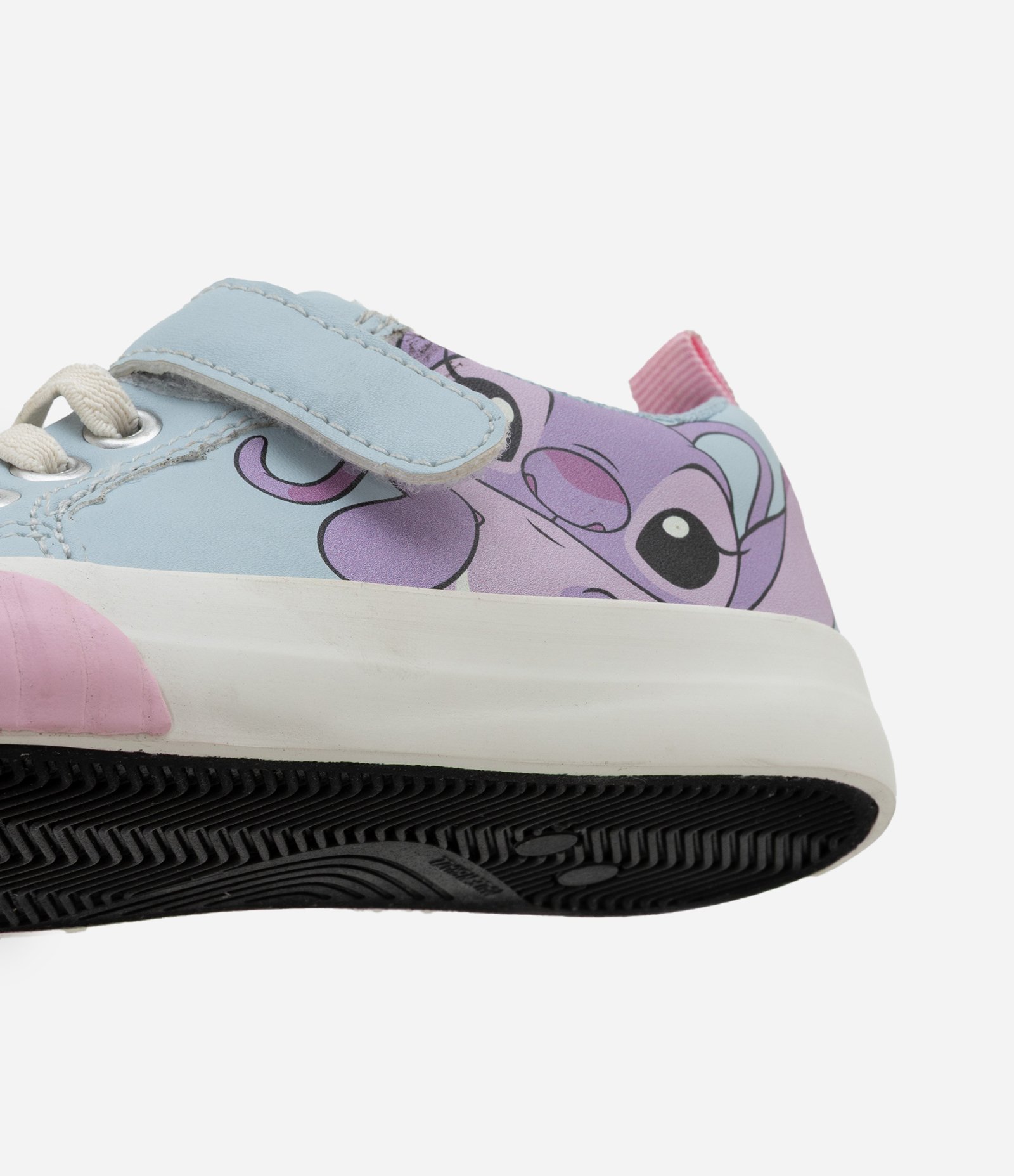 Tênis Infantil com Velcro e Estampa do Stitch e Angel - Tam 20 ao 27 Azul 4