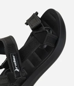 Sandália Infantil com Tiras Largas e Velcro - Tam 19 ao 27