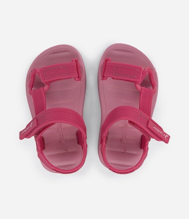 Sandália Infantil com Tiras Largas e Velcro - Tam 19 ao 25