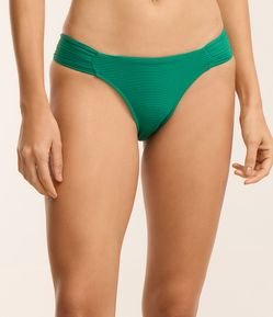 Biquíni Calcinha Texturizado com Lateral Drapeada