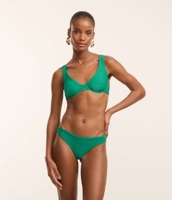 Biquíni Calcinha Básico em Microfibra Texturizada