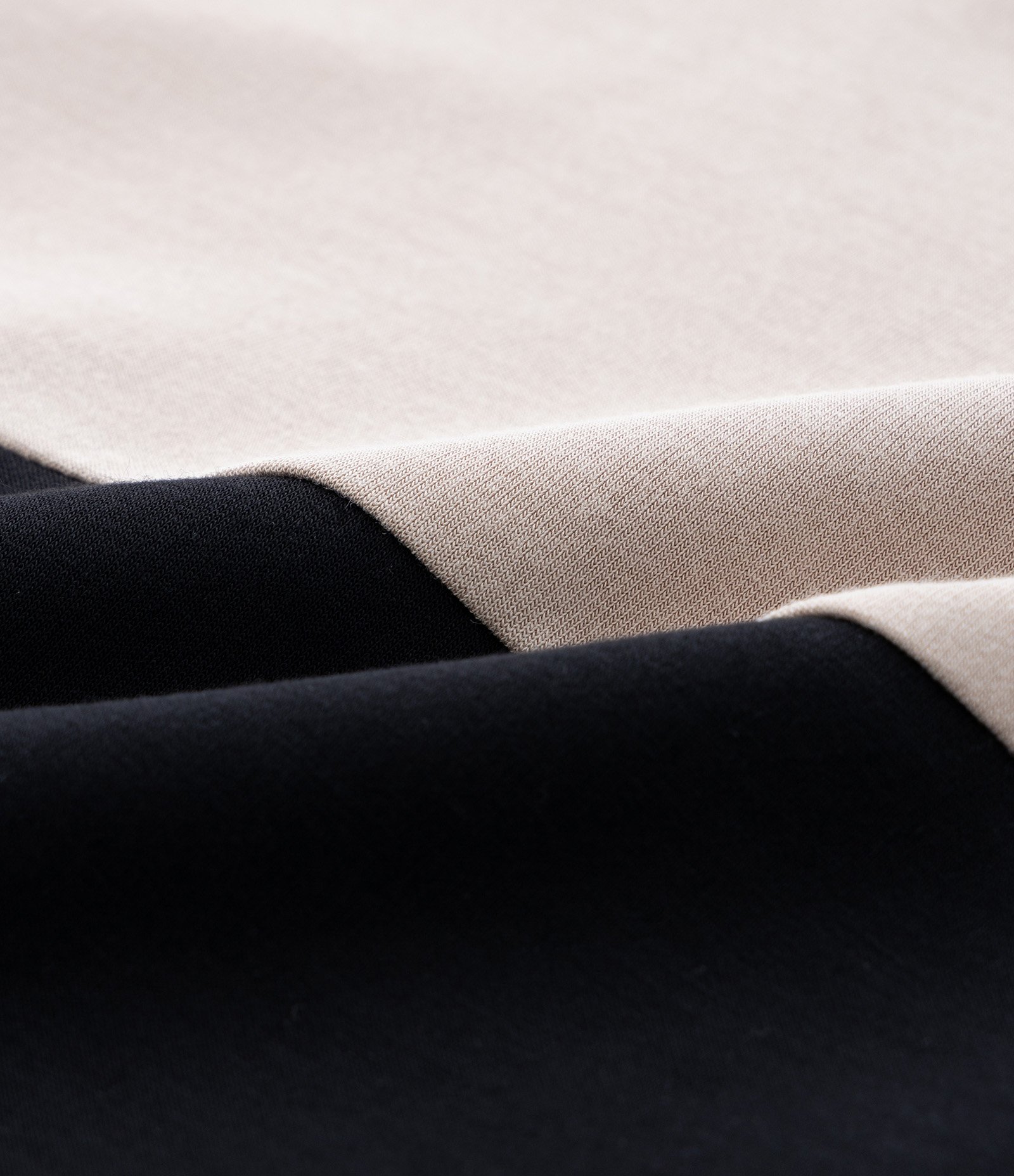 Casaco Infantil em Modal Bicolor - Tam 5 a 14 Anos Bege/Preto 3