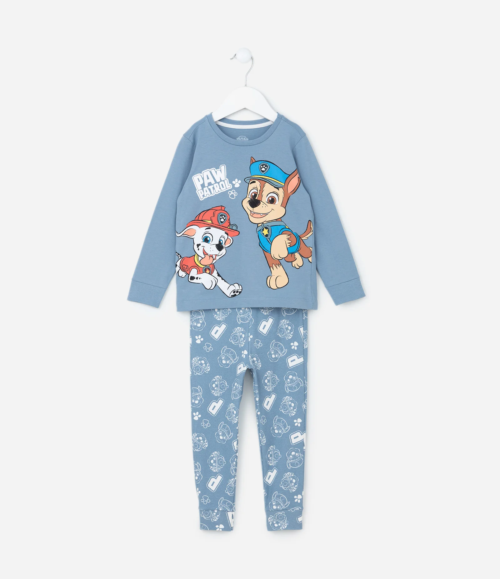 Pijama Infantil com Estampa Patrulha Canina - Tam 2 a 4 Anos Azul 1