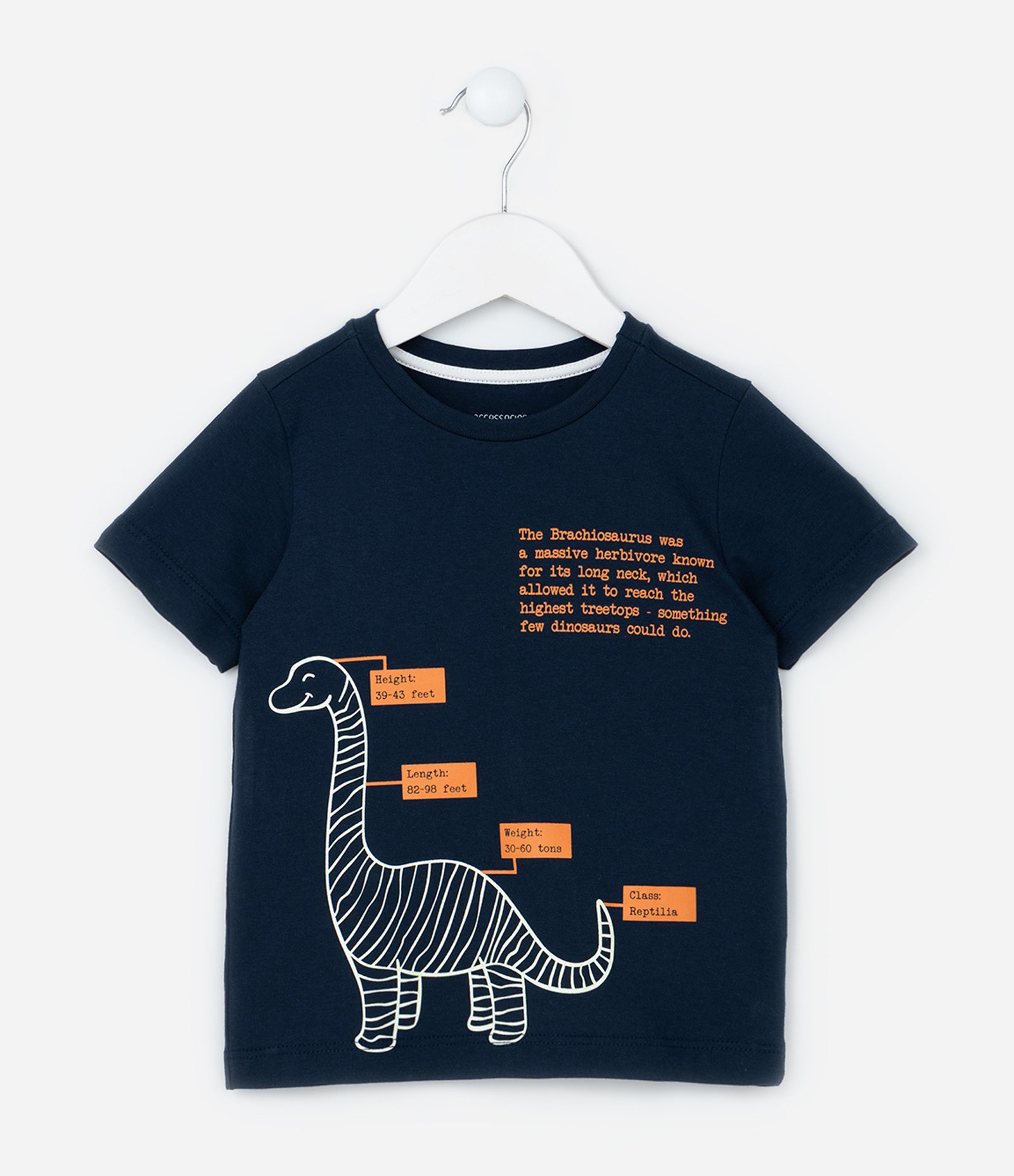 Pijama Curto Infantil com Estampa de  Dinossauro - Tam 2 a 4 Anos Preto 2