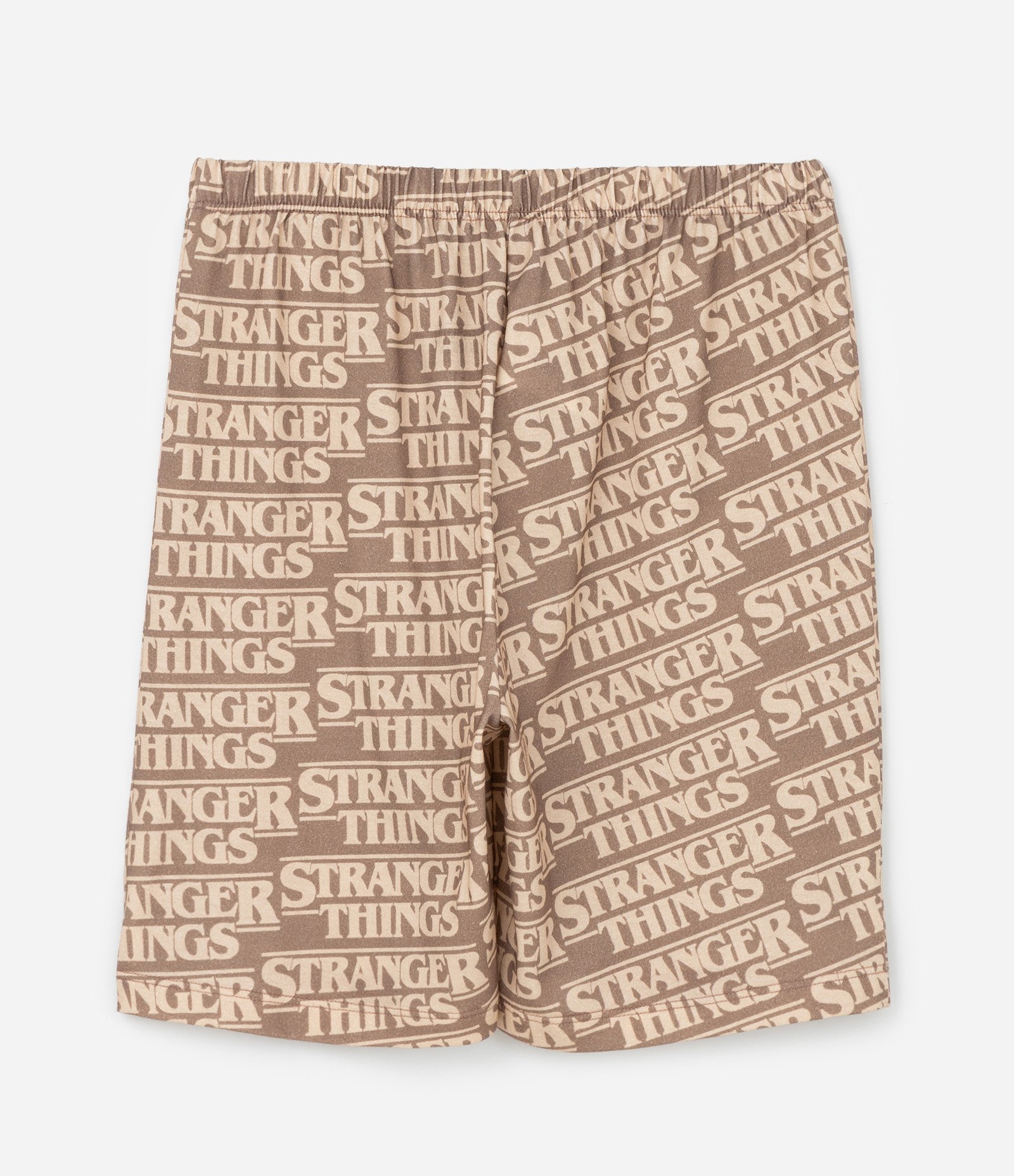 Pijama Infantil com Estampa Stranger Things - Tam 10 a 16 Anos Cinza/Marrom 5