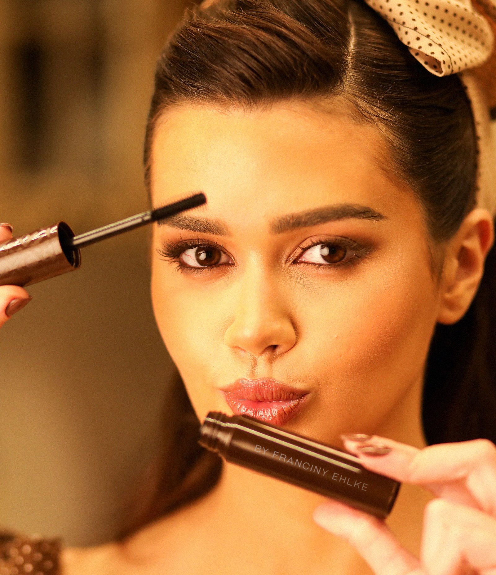 Kit Fran ChocoEyes Mascara Cílios e Lápis Multifuncional By Franciny Ehlke Chocolate 5