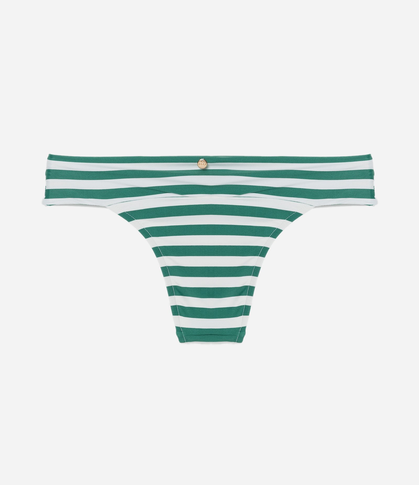Biquíni Calcinha Pala Larga em Microfibra Listrada Verde 6