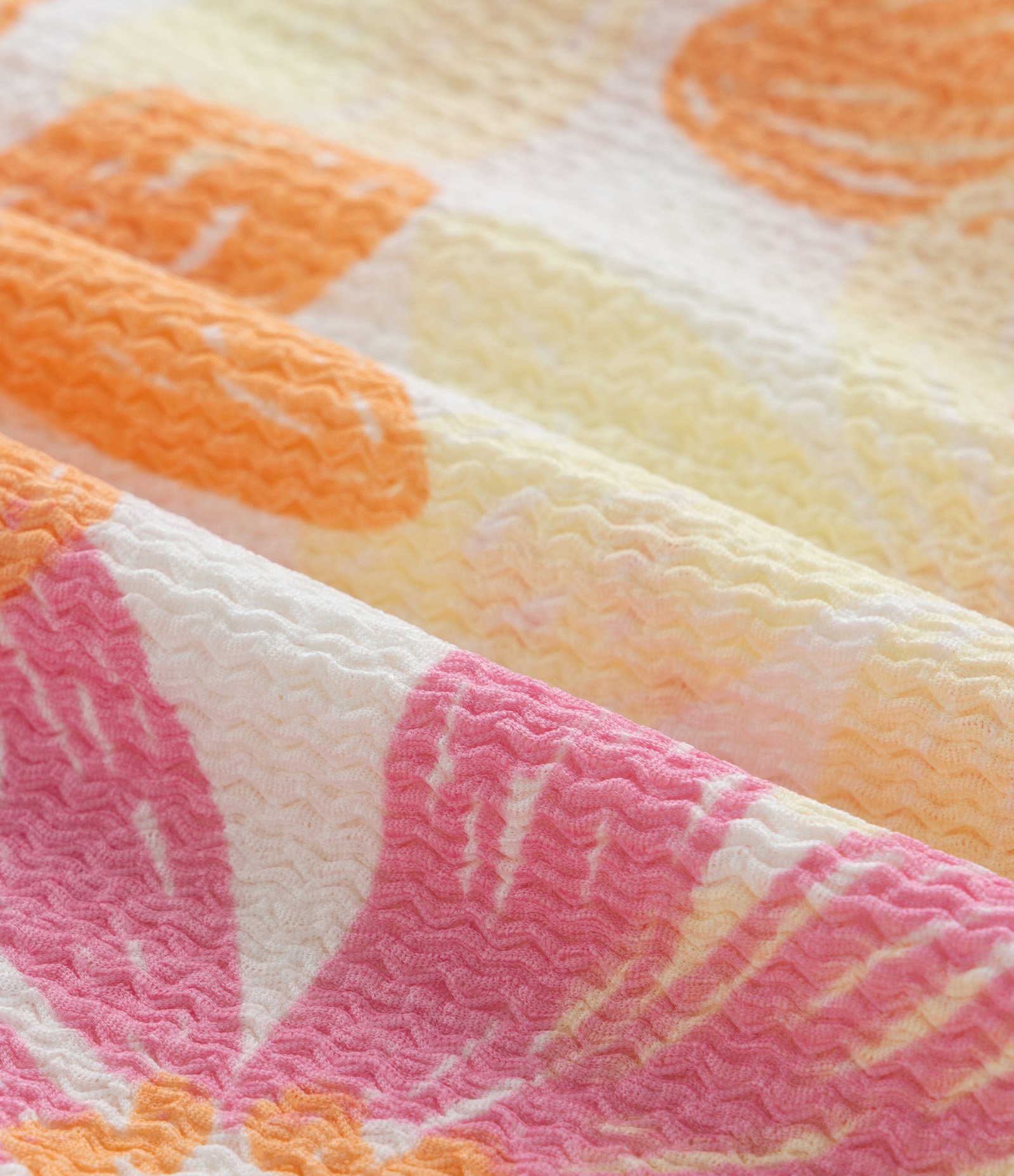 Vestido Infantil com Estampa Floral e Textura - Tam 0 a 18 Meses Multicores 3