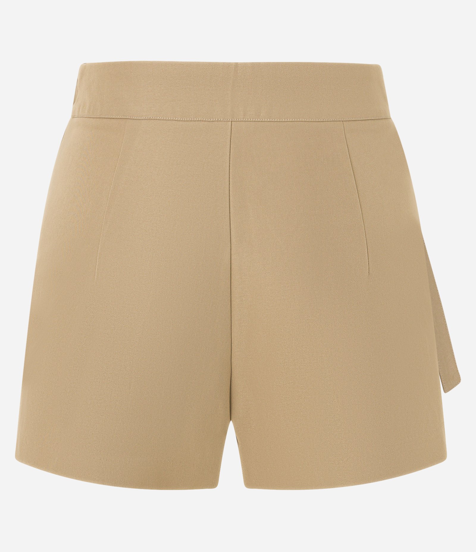Bermuda em Alfaiataria com Fivela e Bolso Frontal Bege 9